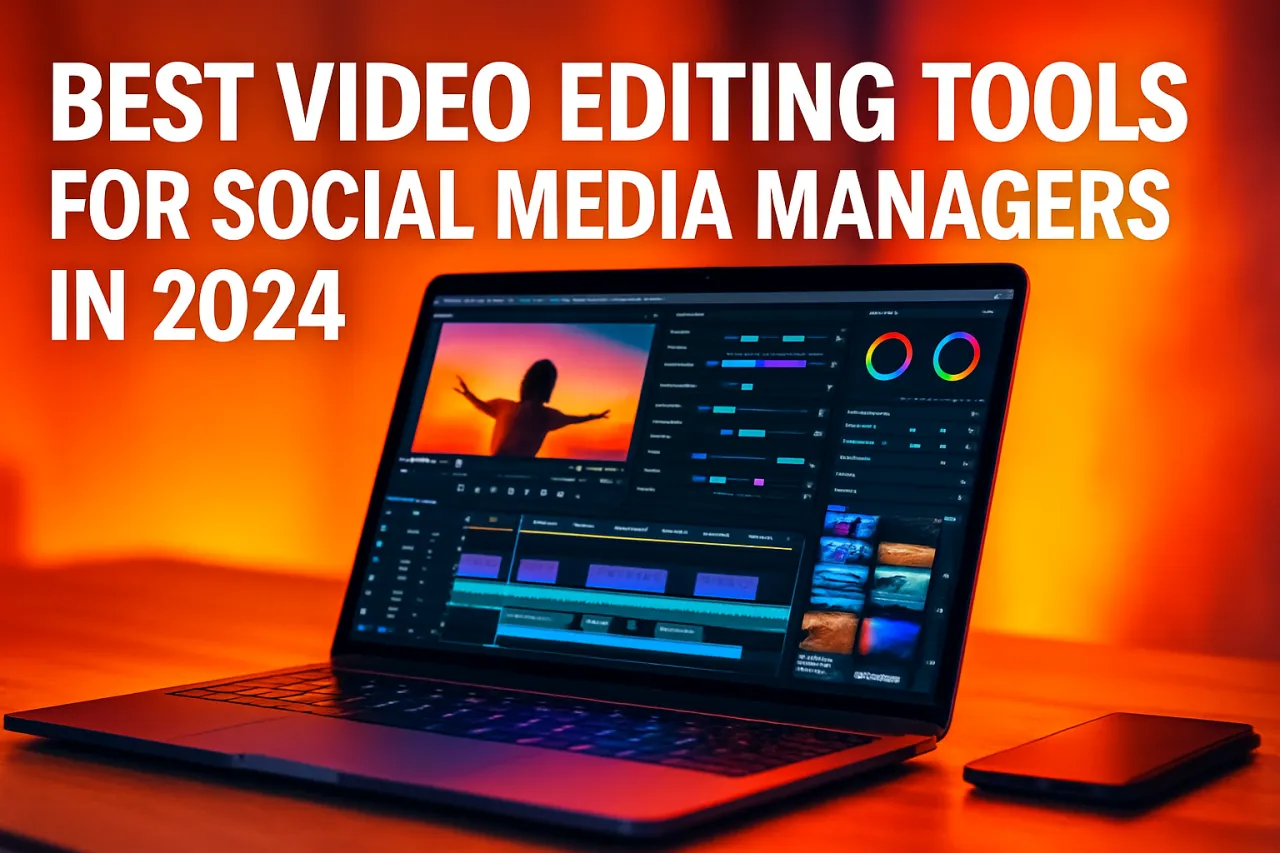 Best Video Editing Tools for Social Media Managers in 2024