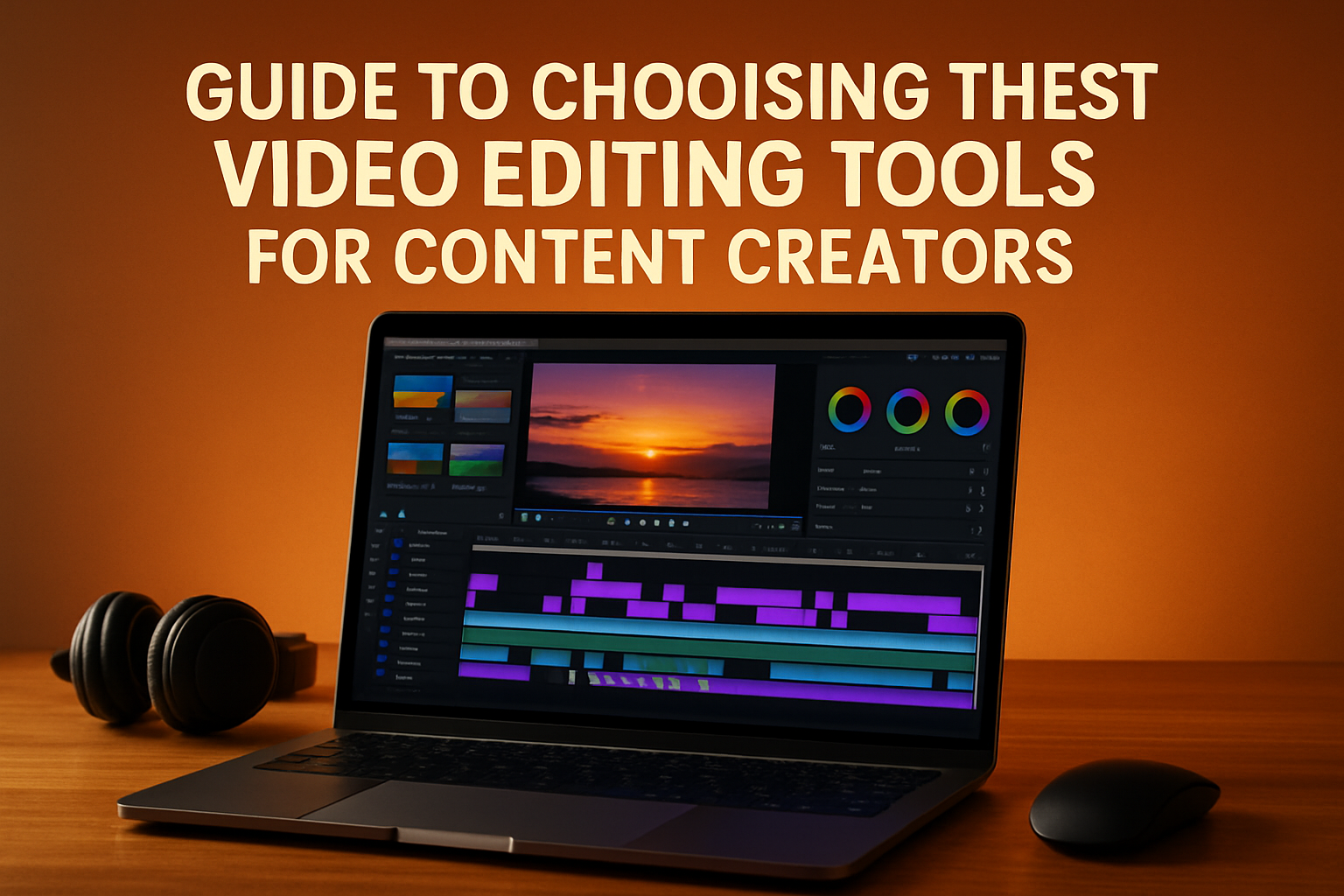 Guide to Choosing the Best Video Editing Tools for Content Creators