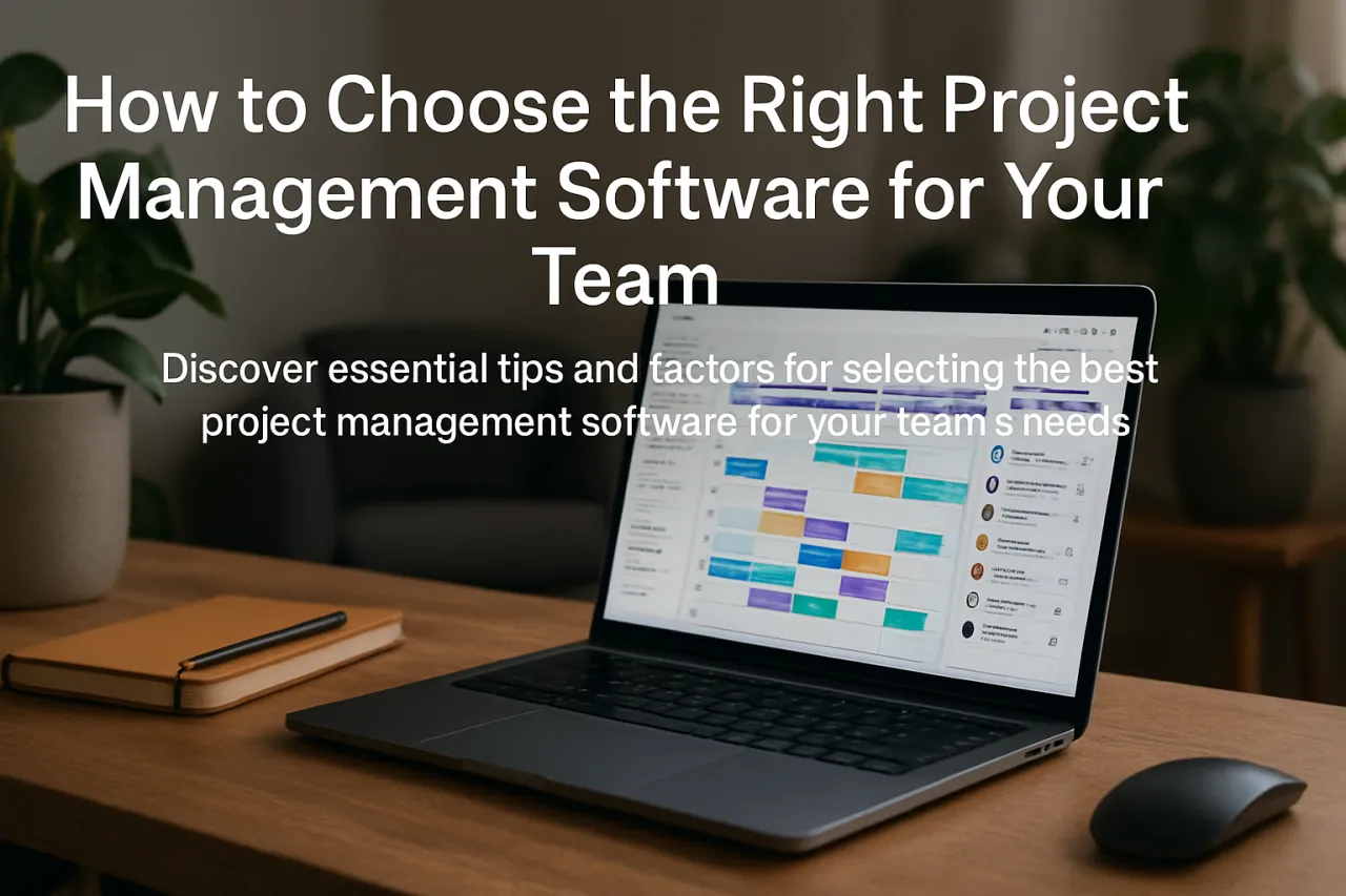 How to Choose the Right Project Management Software for Your Team
