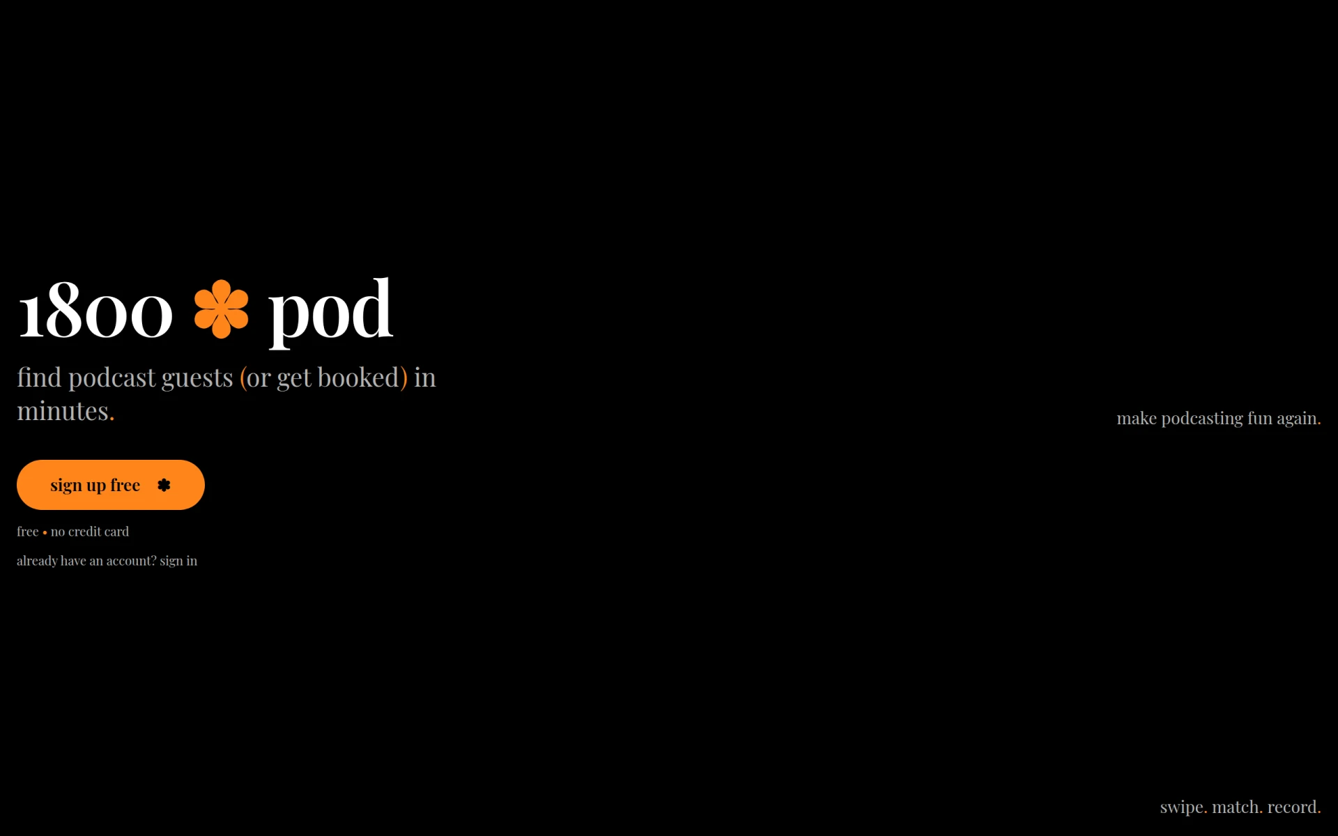 1800*pod screenshot