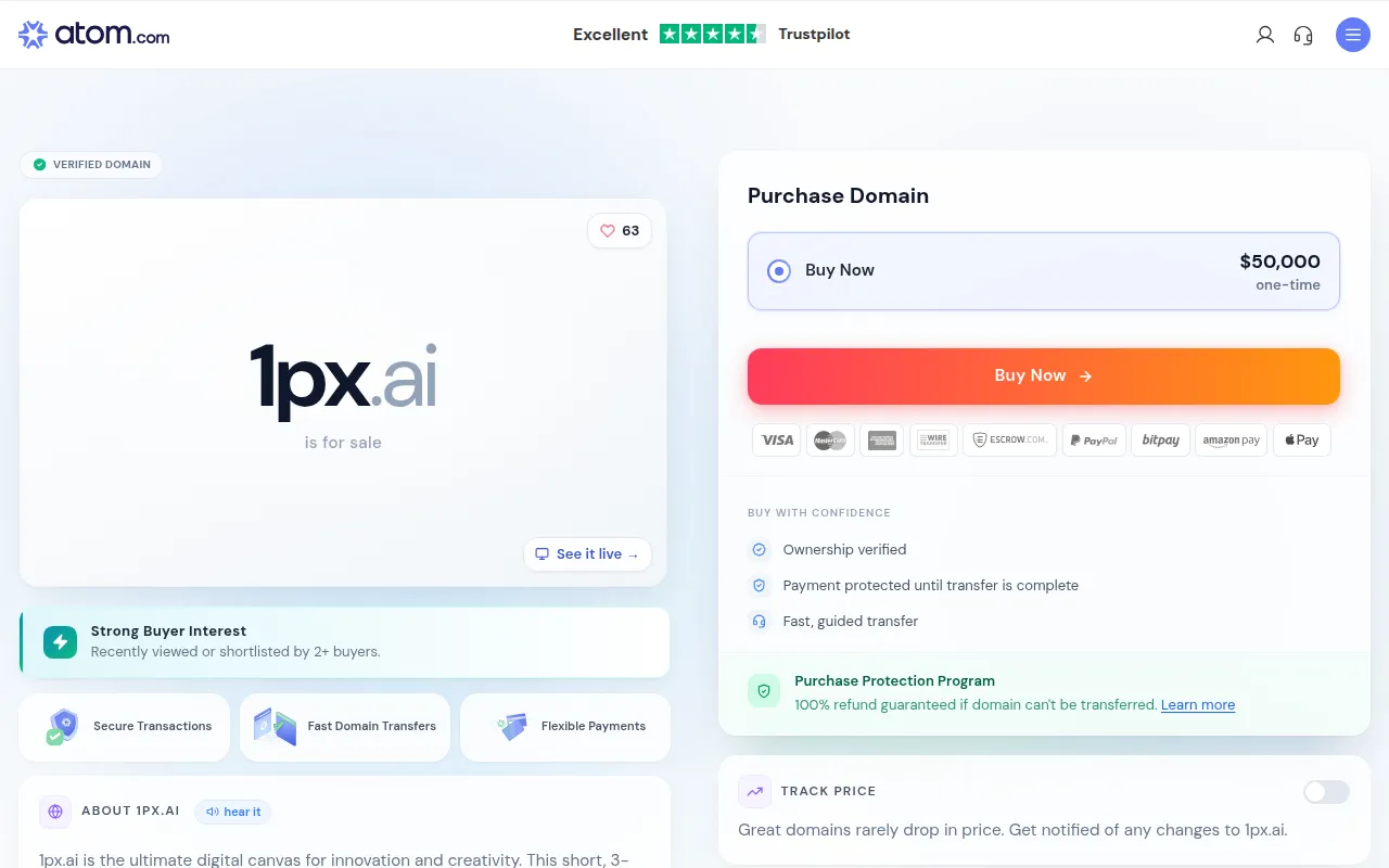 1PX.AI screenshot