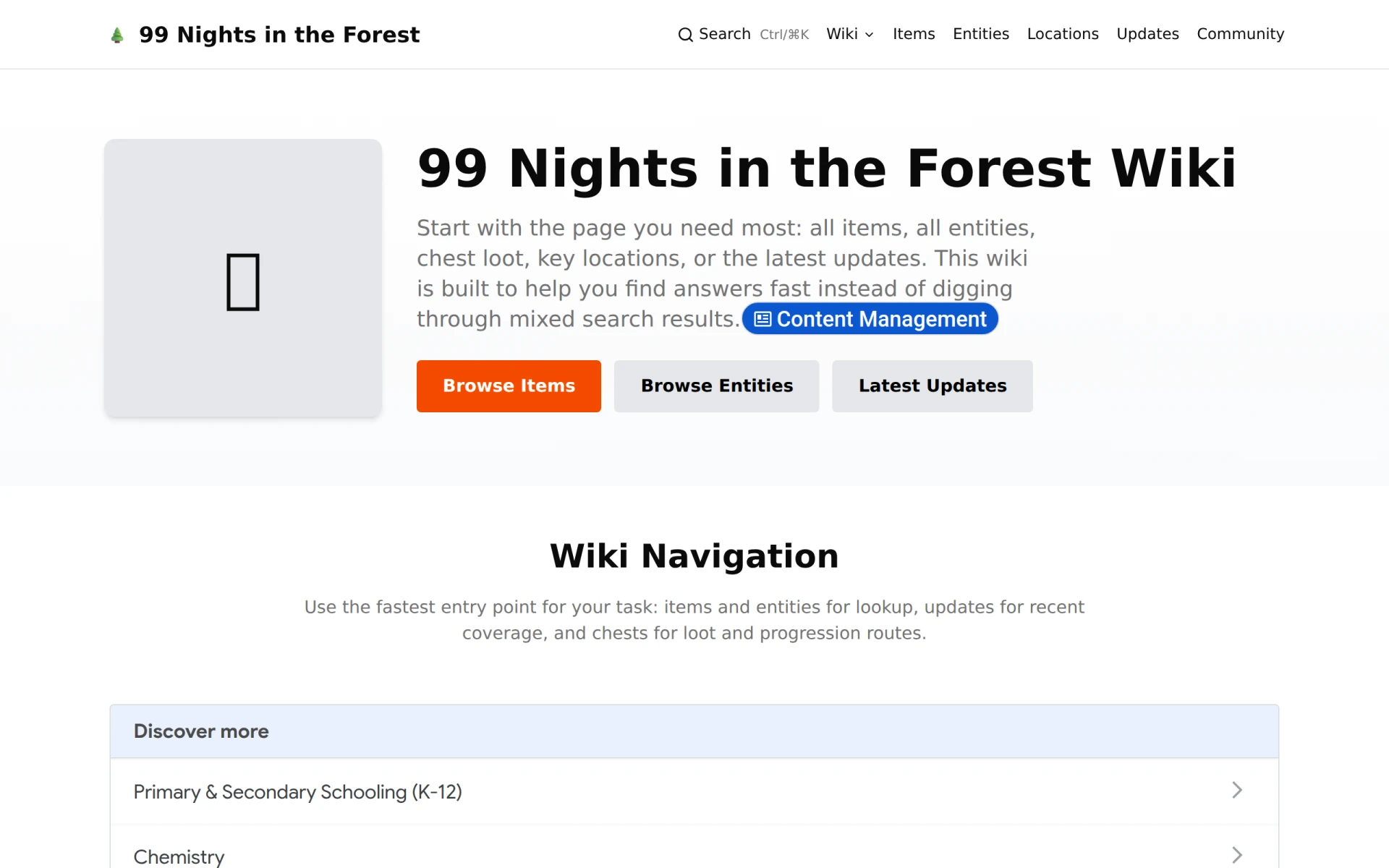 99 Nights Wiki screenshot