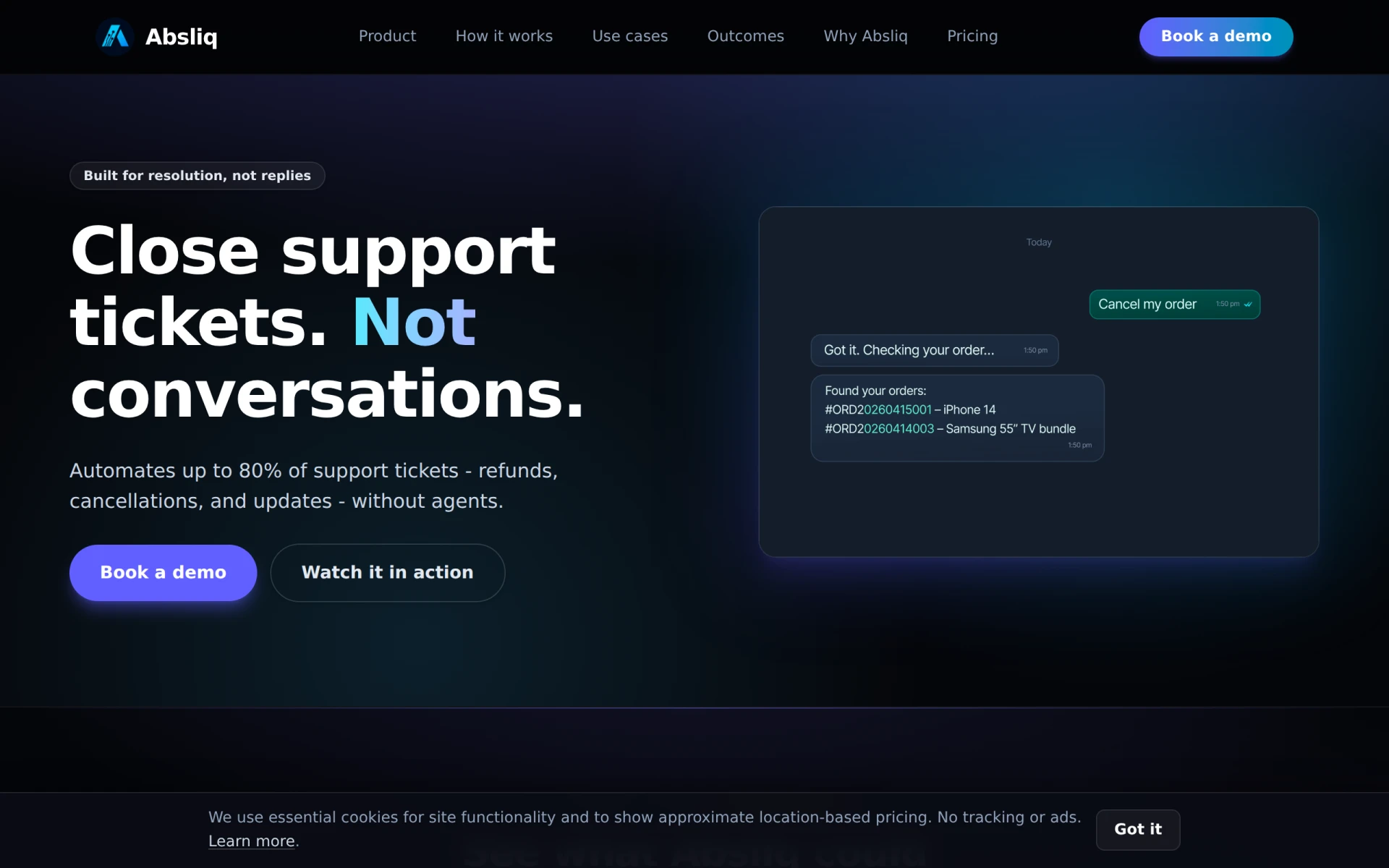 Absliq Systems screenshot