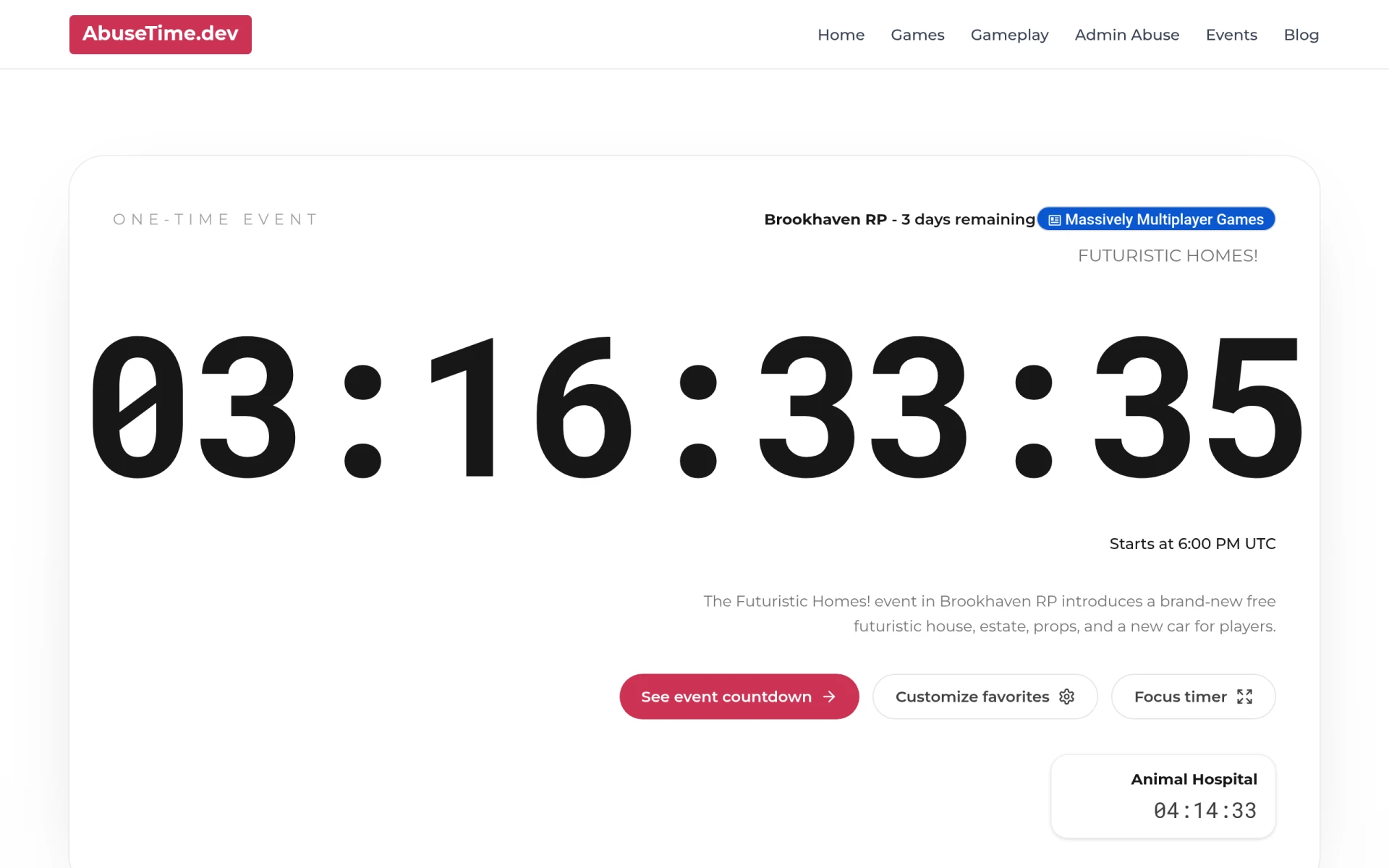 AbuseTime screenshot