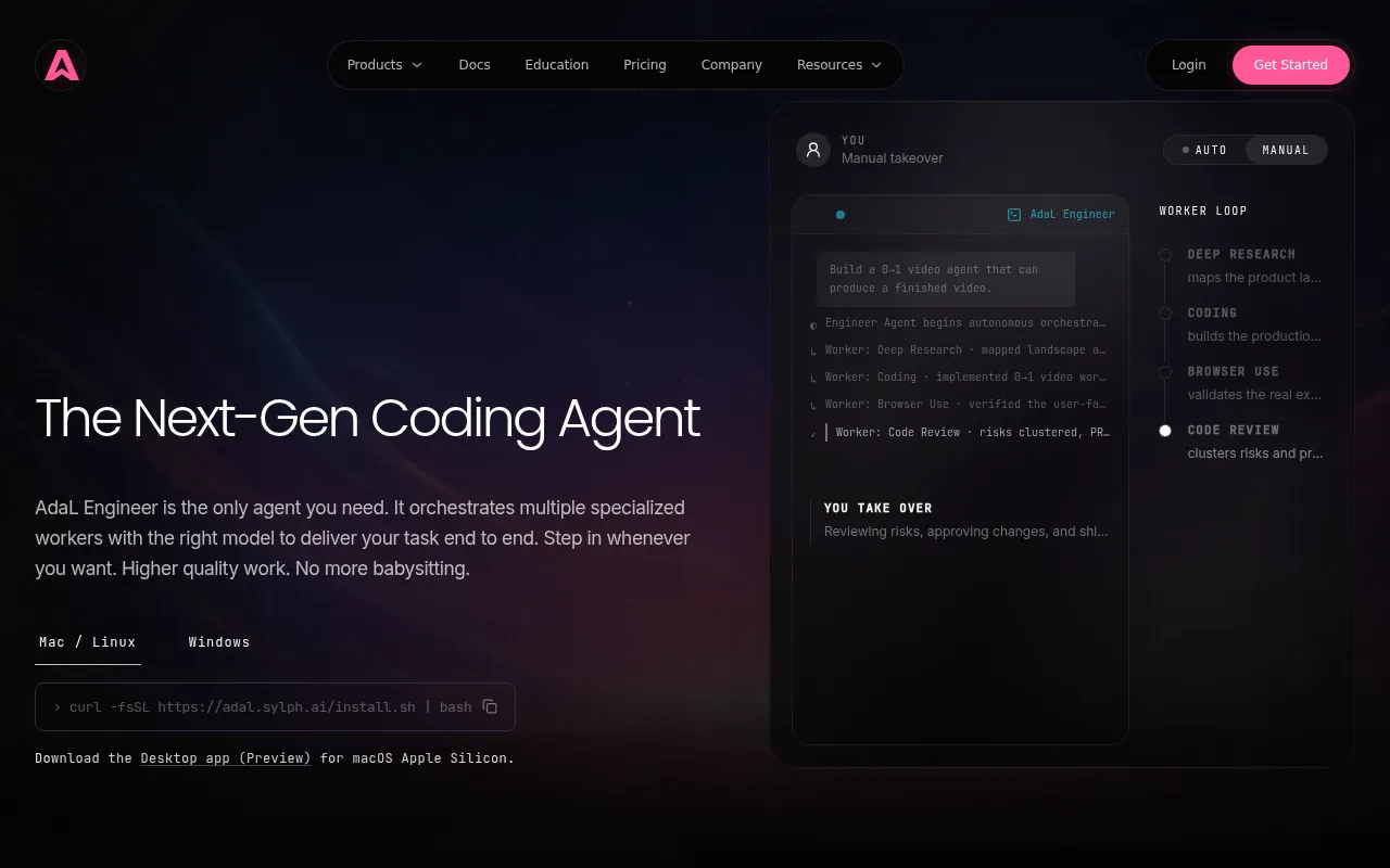 AdaL screenshot