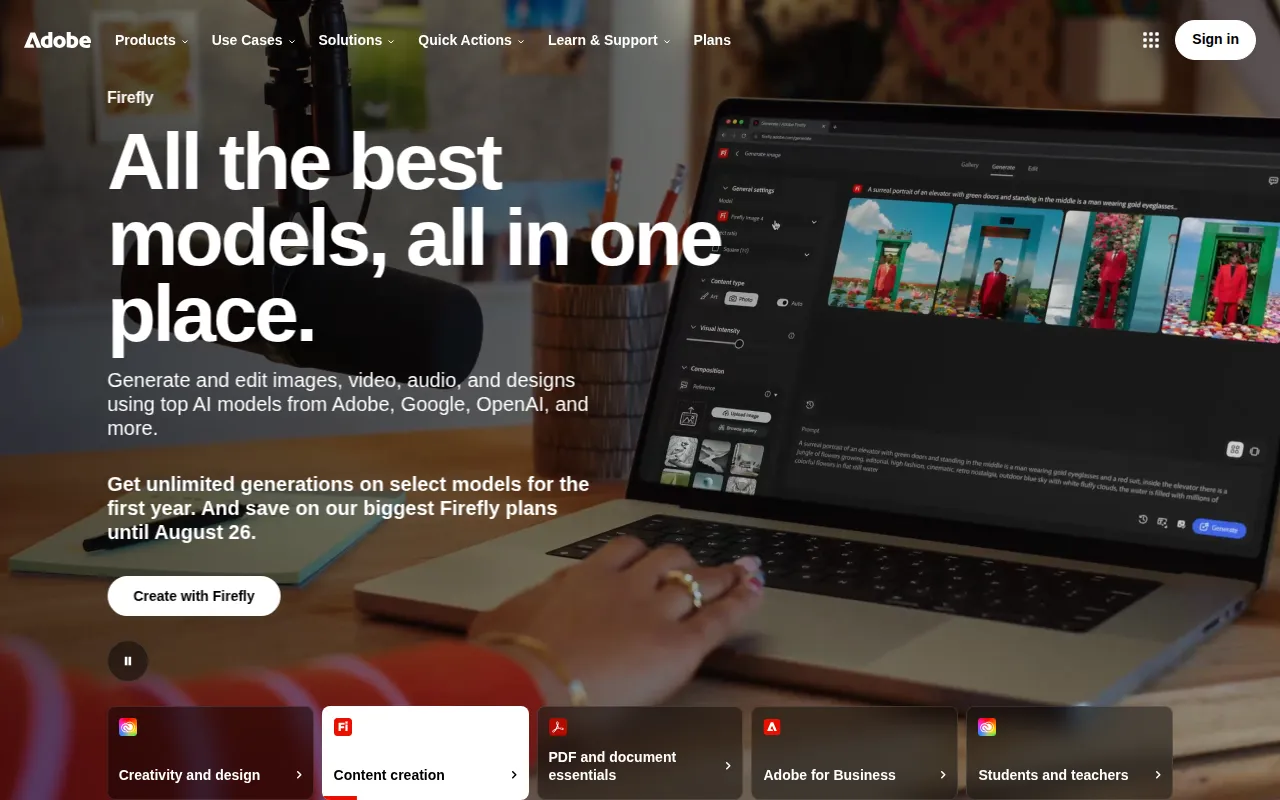 Adobe Podcast screenshot