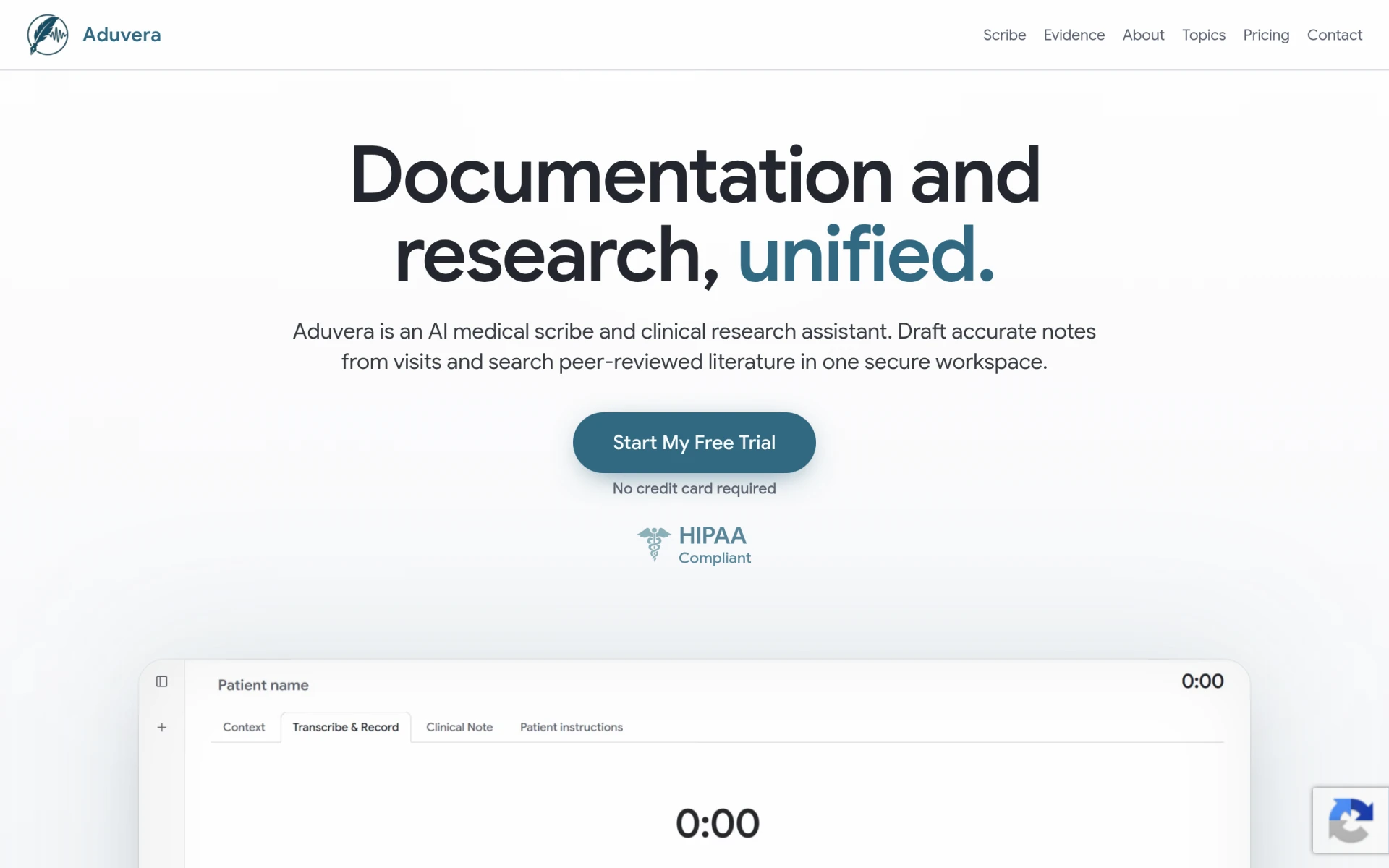 Aduvera screenshot