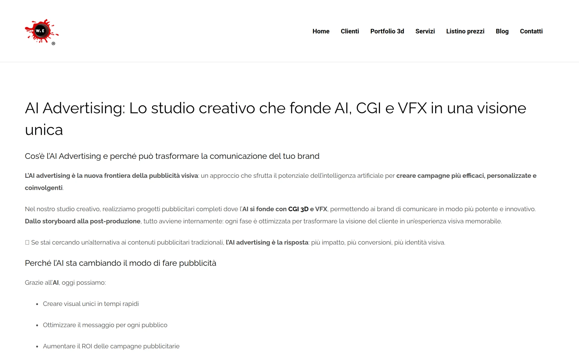 AI Advertising e CGI 3D: Rivoluziona il tuo brand feature image
