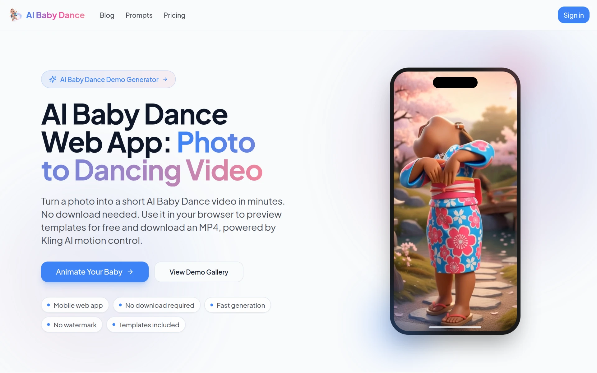 AI Baby Dance screenshot