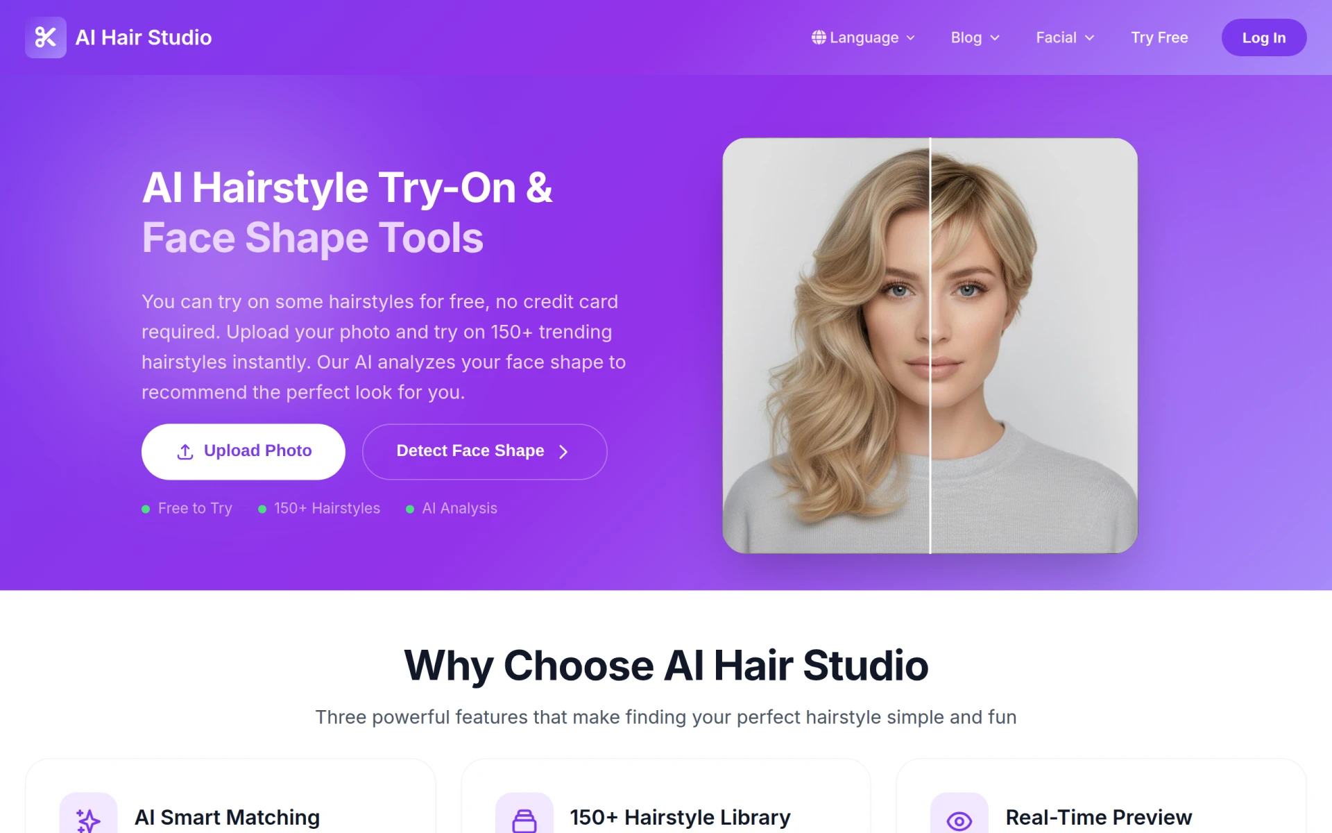 AI Hair Studio screenshot