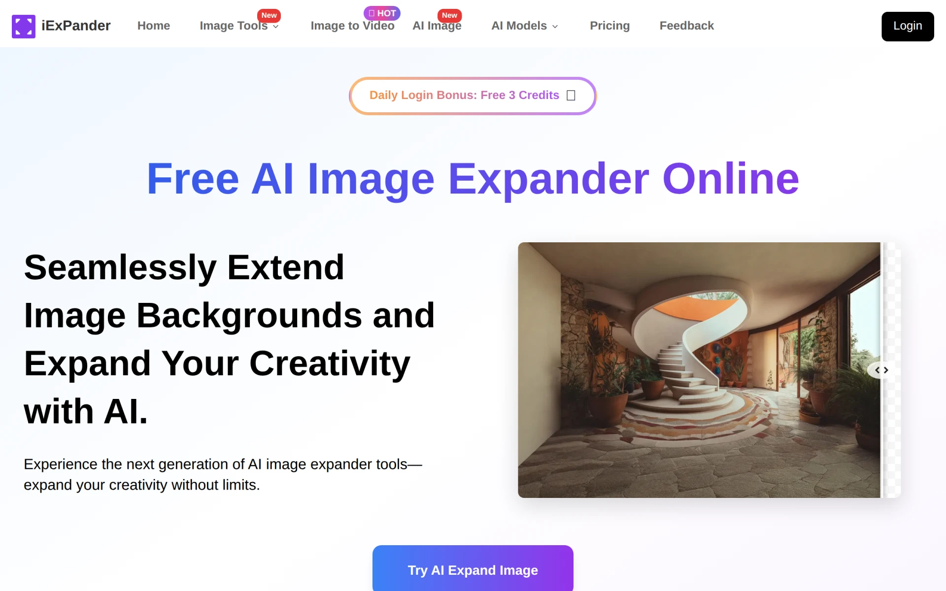 AI Image Expander | iExPander screenshot