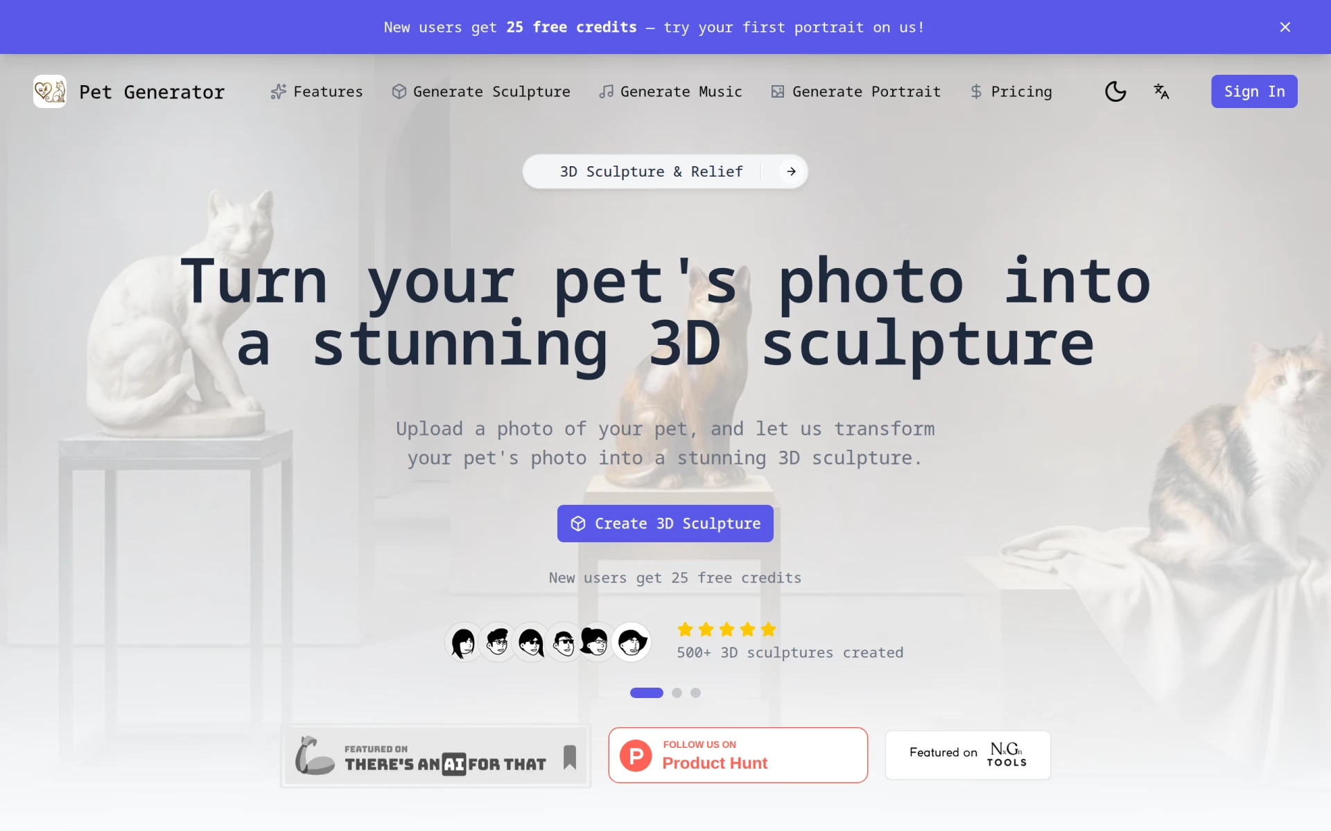 ai pet generator screenshot