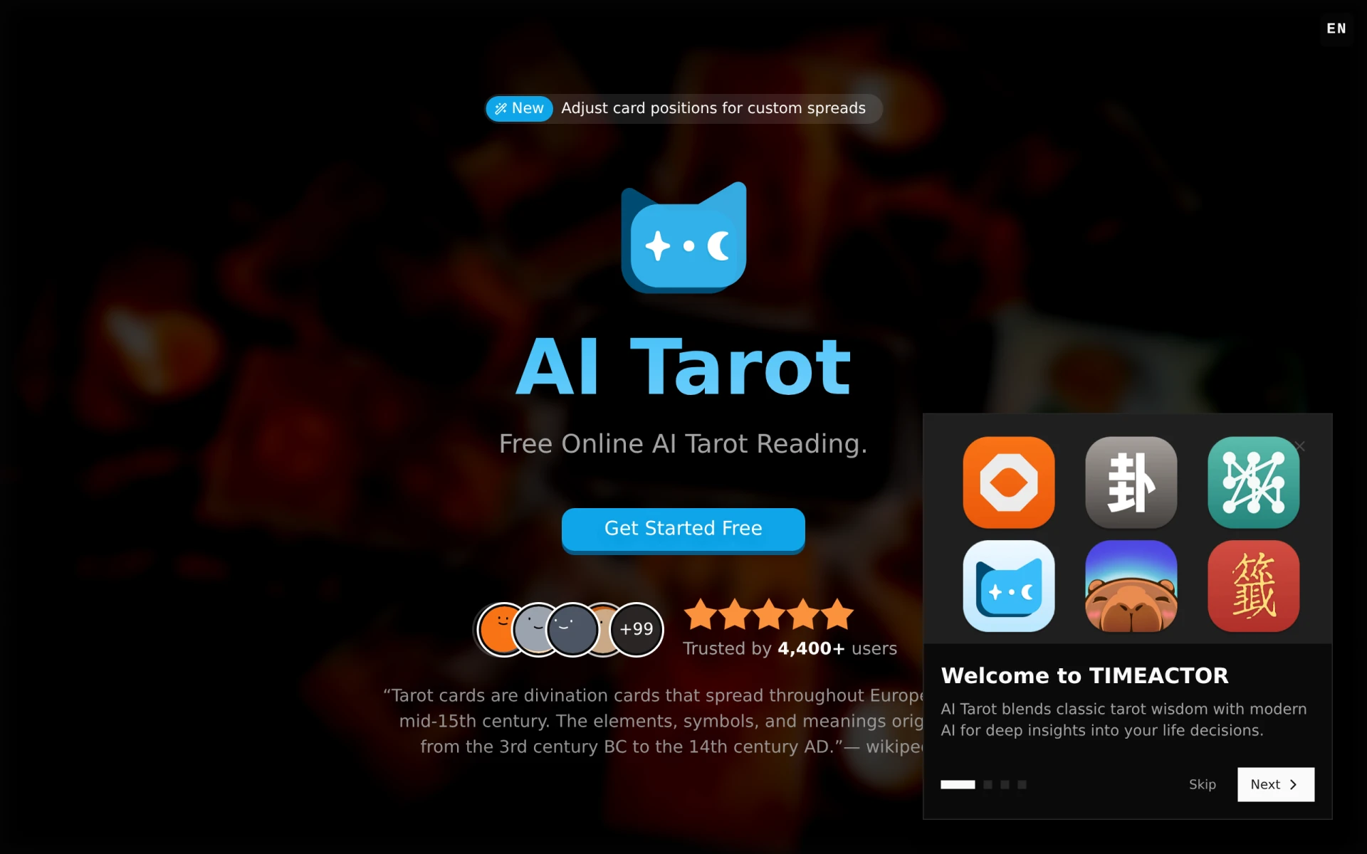AI Tarot screenshot