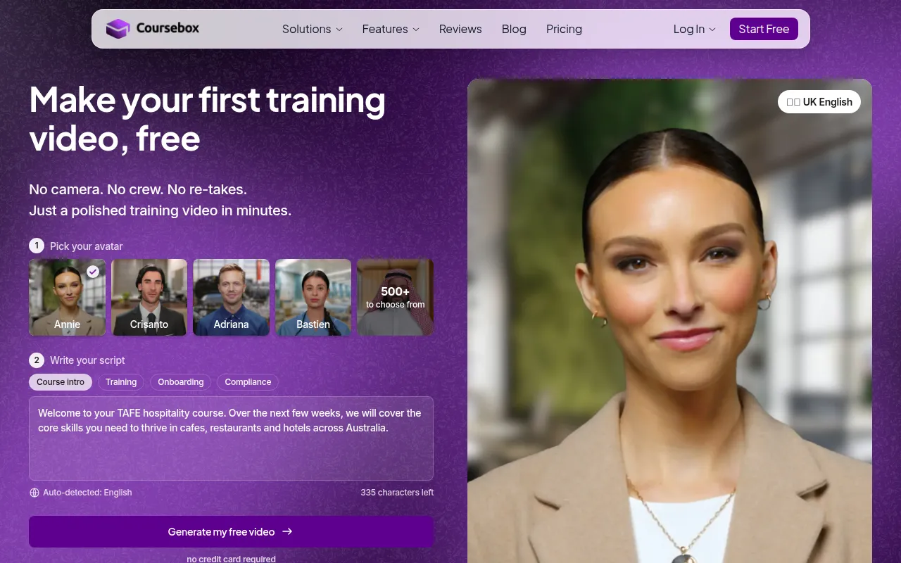 AI Video Course Generator by Coursebox screenshot
