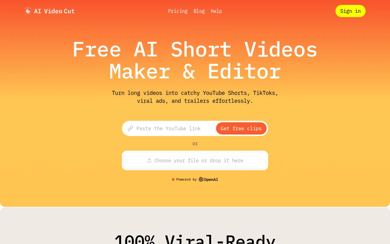 AI Video Cut screenshot