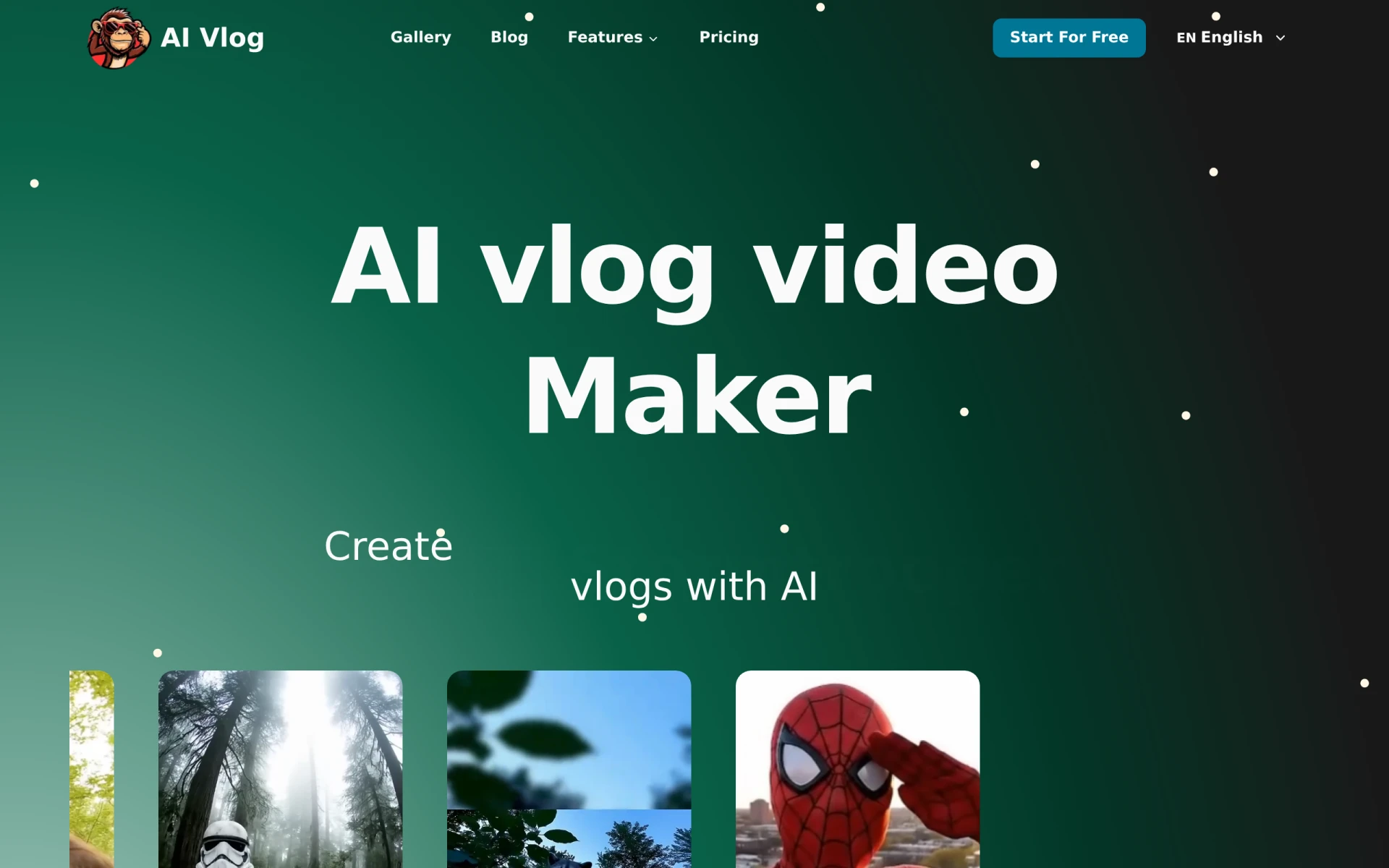 AI Vlog.IO screenshot