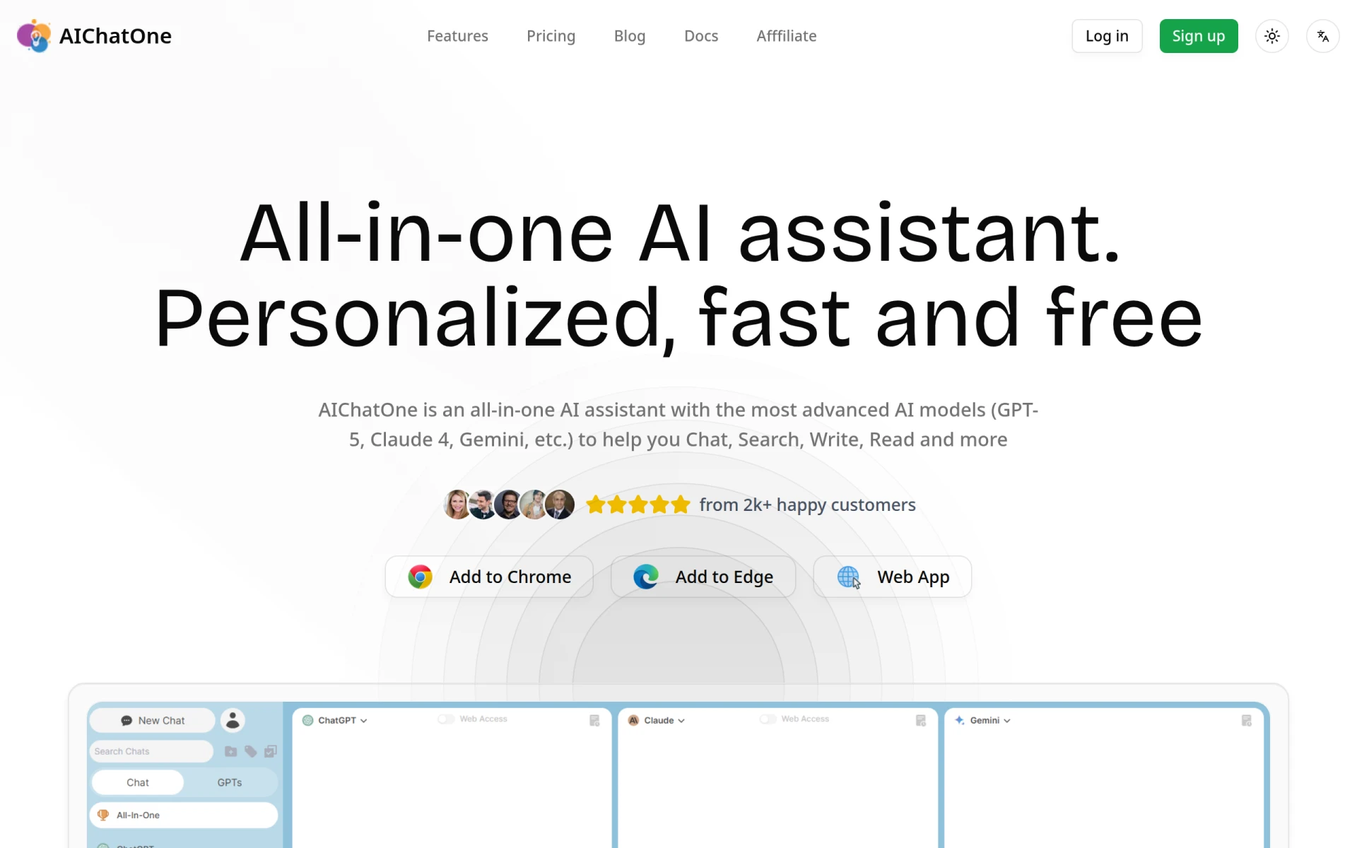 AIChatOne screenshot