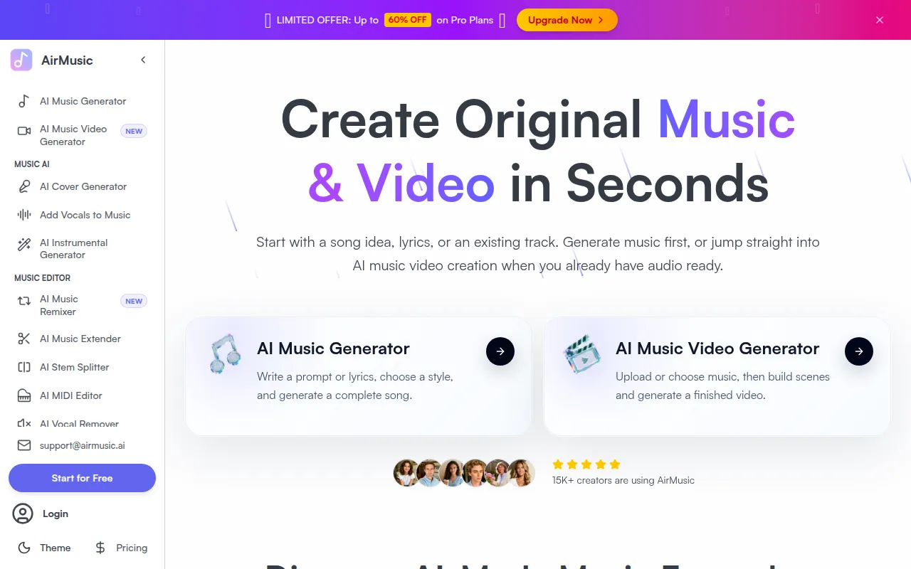 AirMusic screenshot