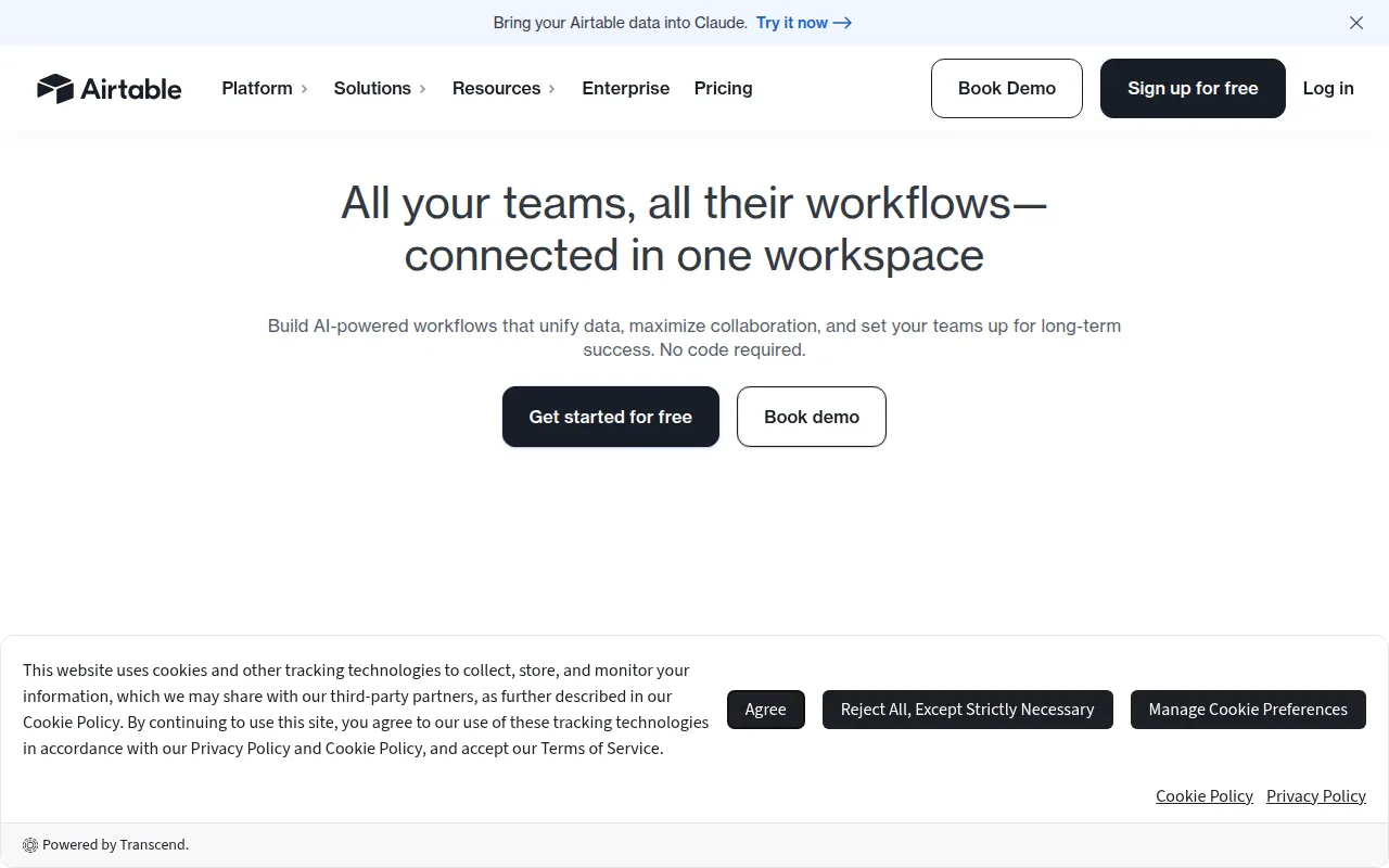 Airtable AI screenshot