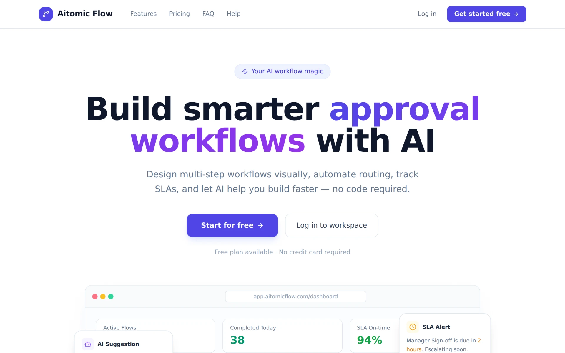Aitomic Flow screenshot