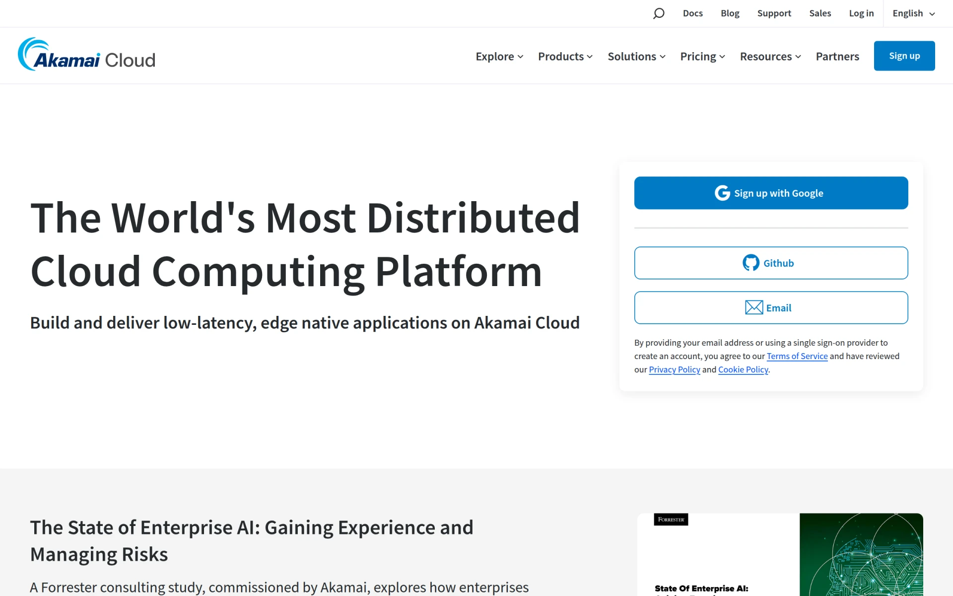 Akamai Cloud screenshot