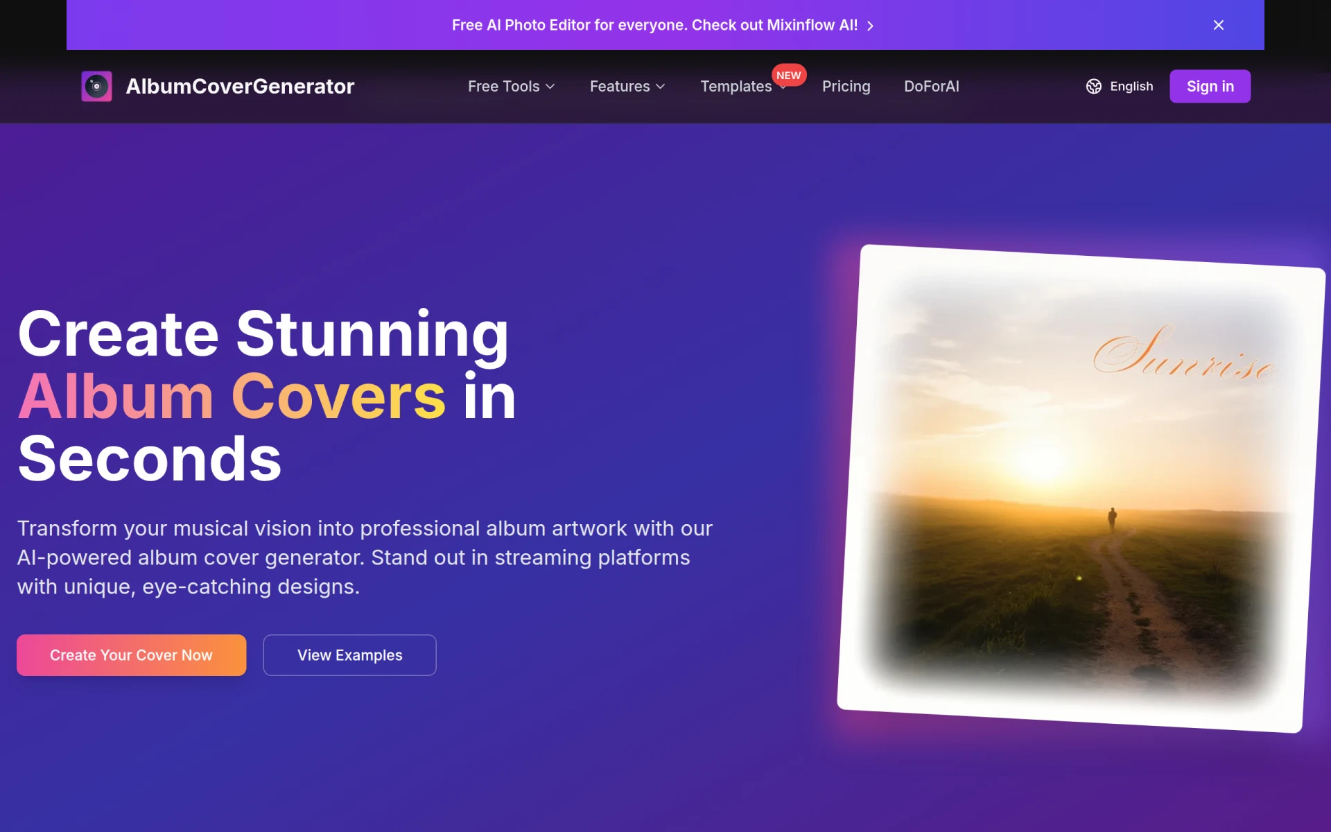 AlbumCoverAI screenshot