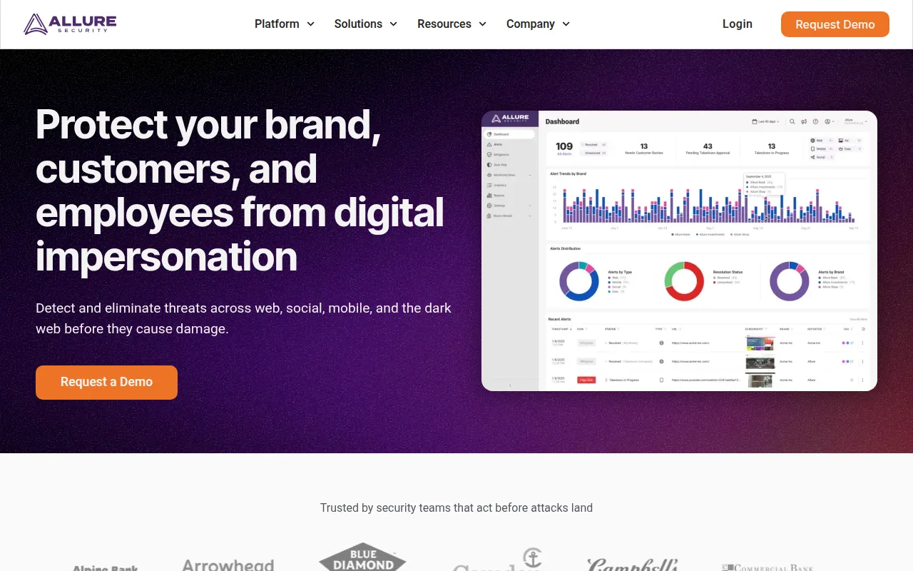 Allure Security Technology screenshot