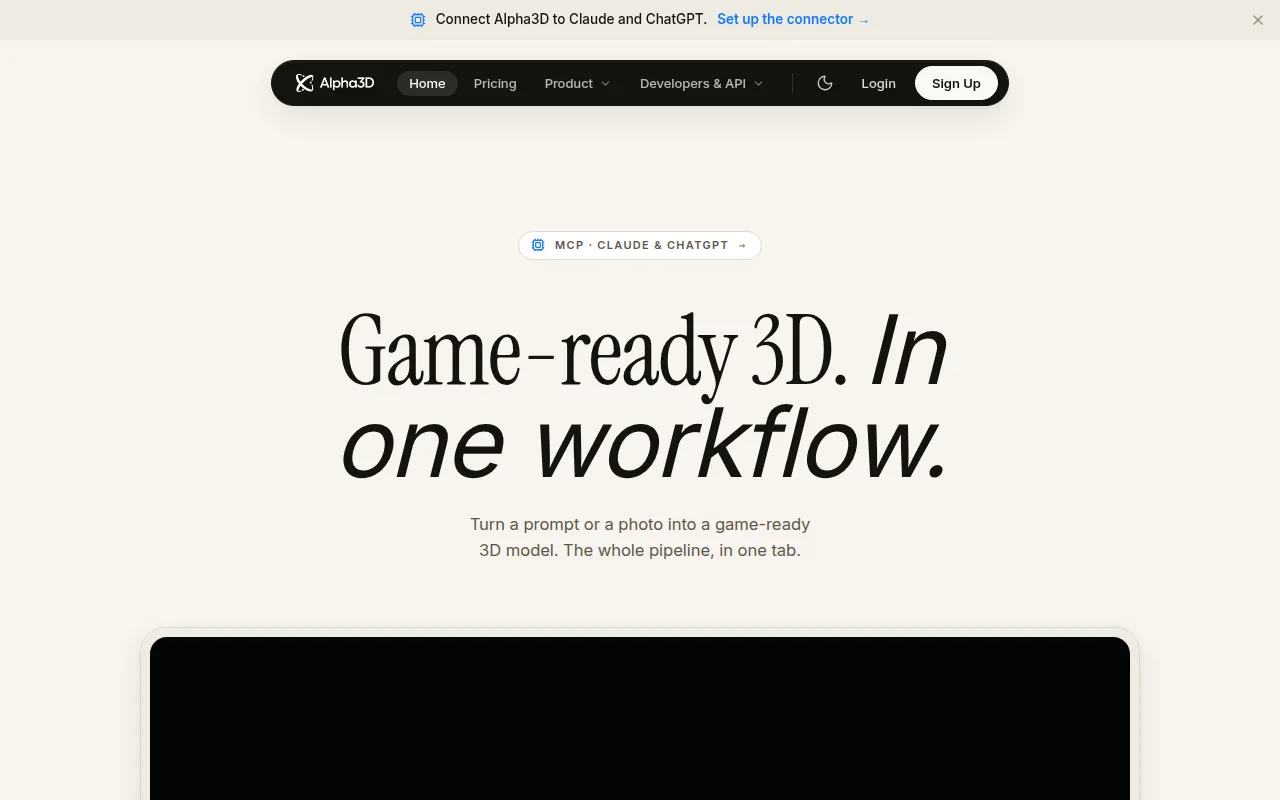Alpha3D screenshot
