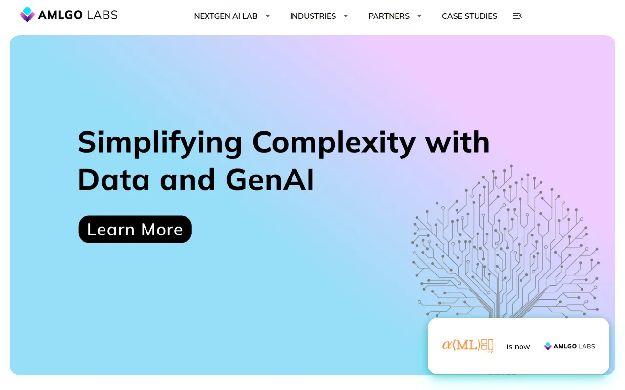 Amlgo Labs screenshot