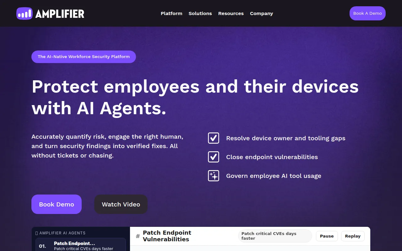Amplifier Security screenshot
