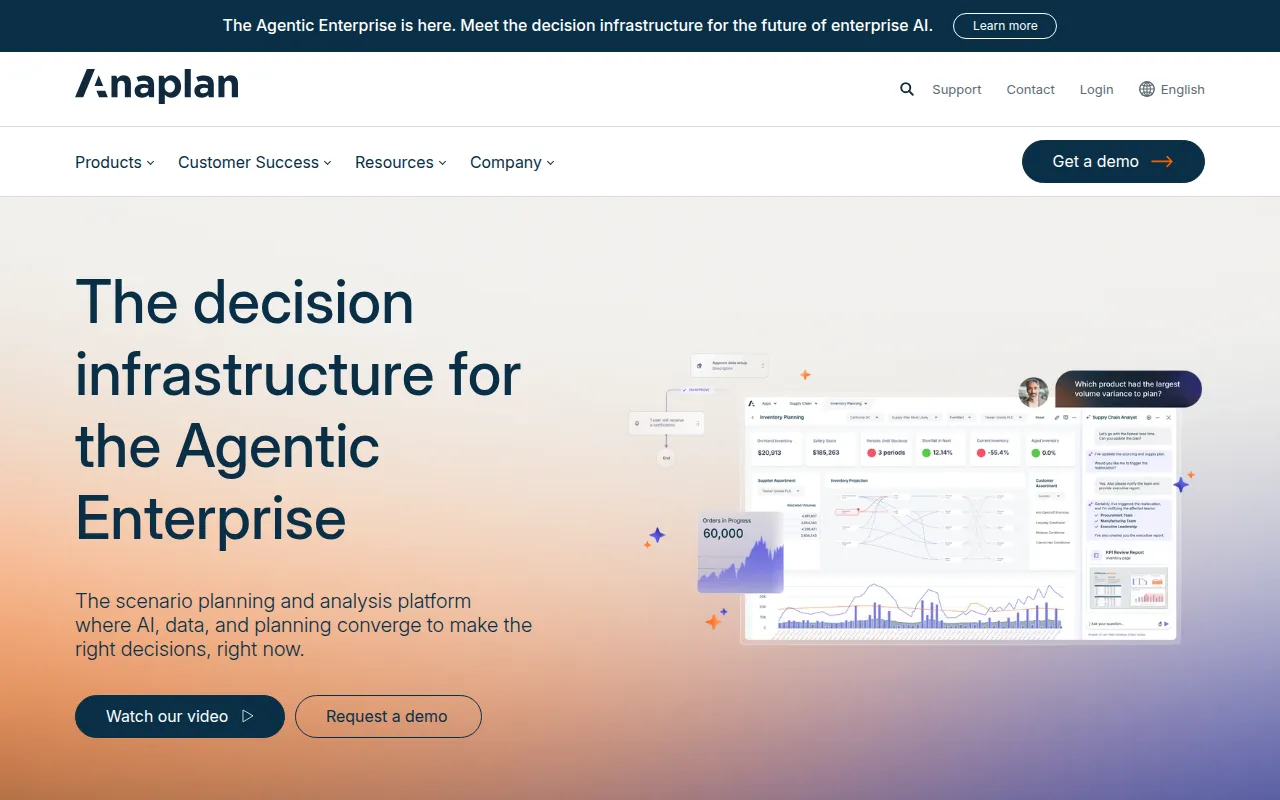 Anaplan screenshot