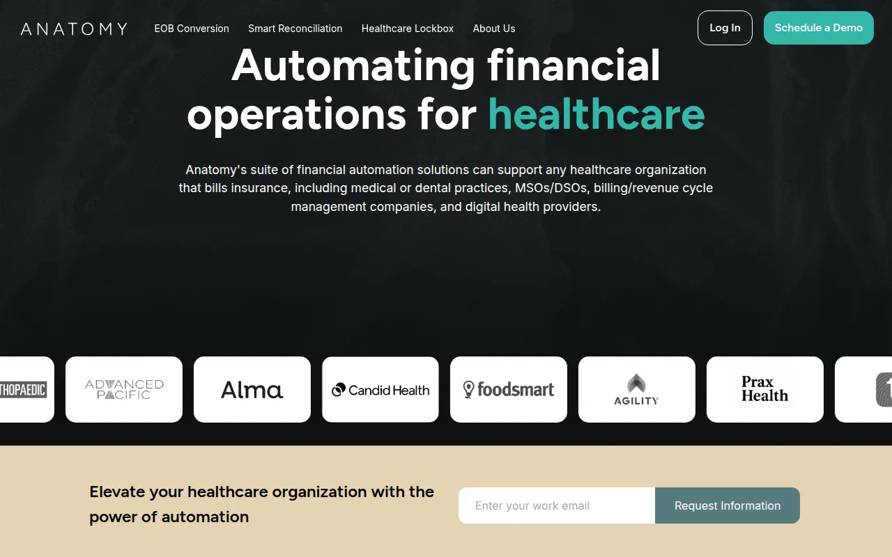 Anatomy Financial screenshot