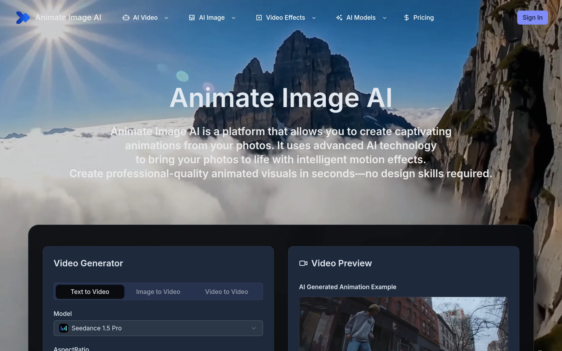Animate Image AI feature image