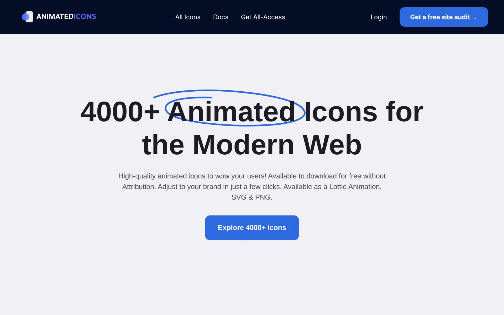 Animated Icons screenshot