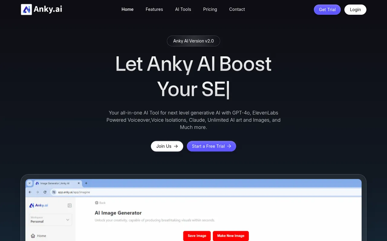 Anky.AI screenshot