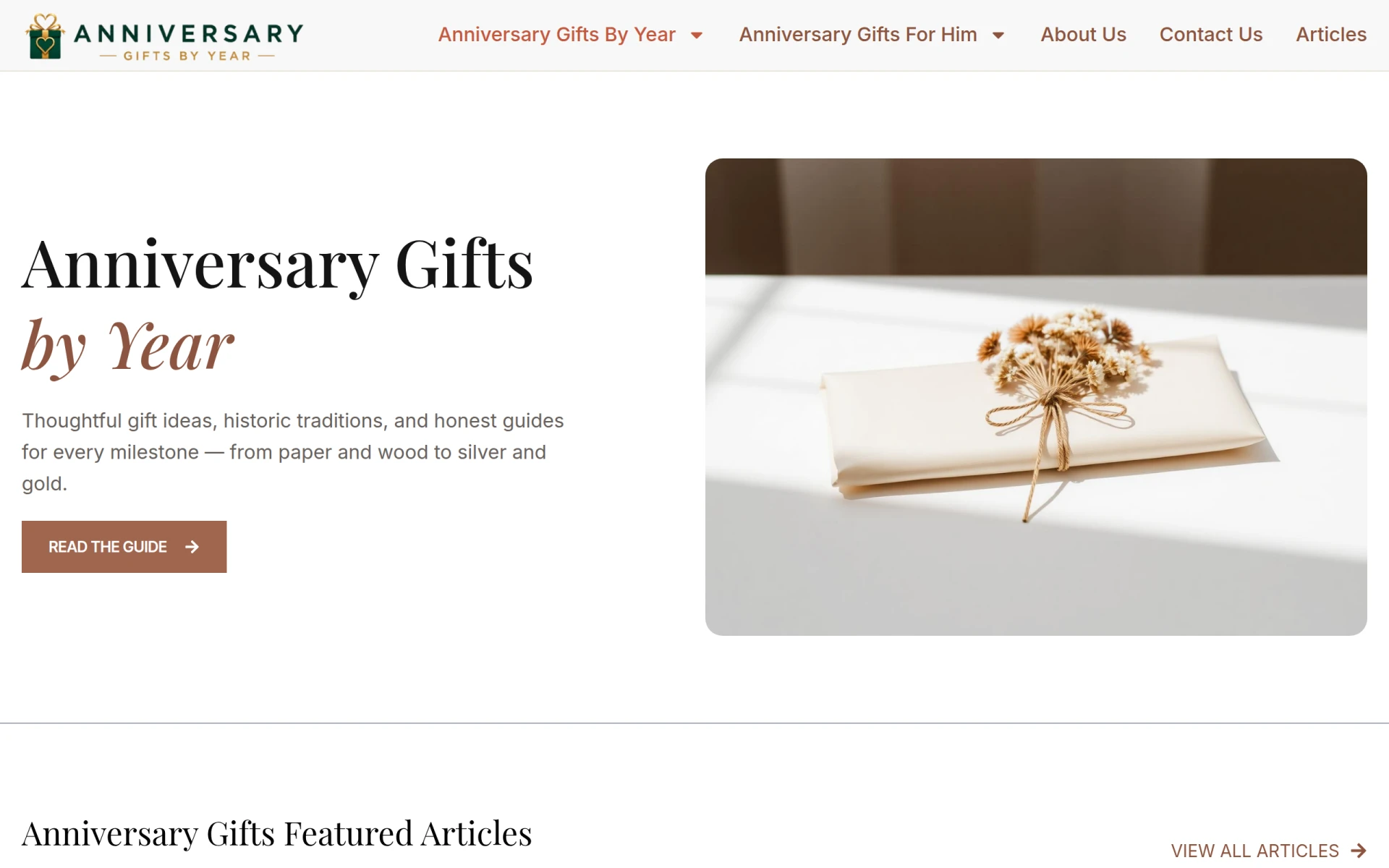 Anniversary Gifts by Year screenshot