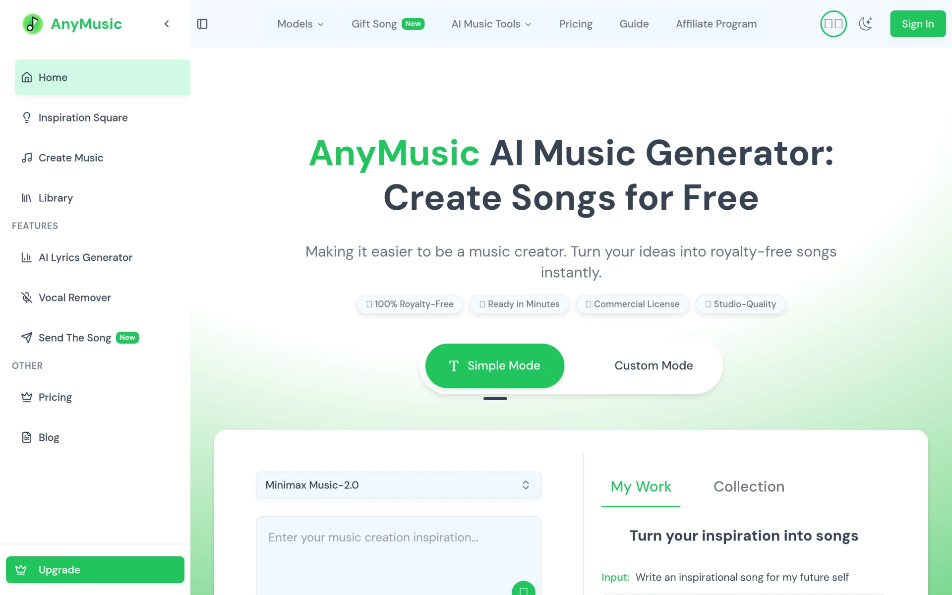 AnyMusic feature image