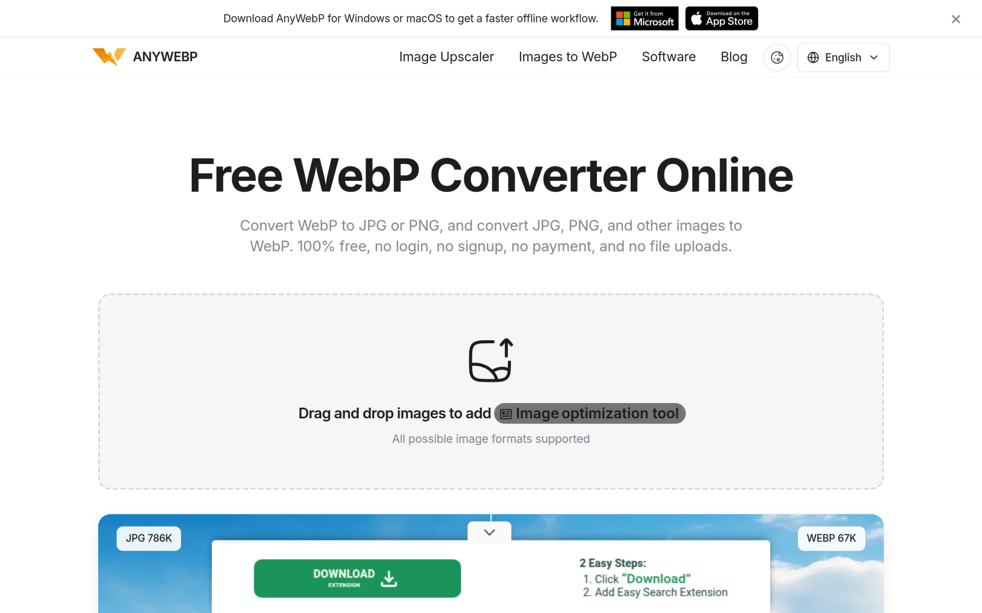 AnyWebP - WebP Converter feature image