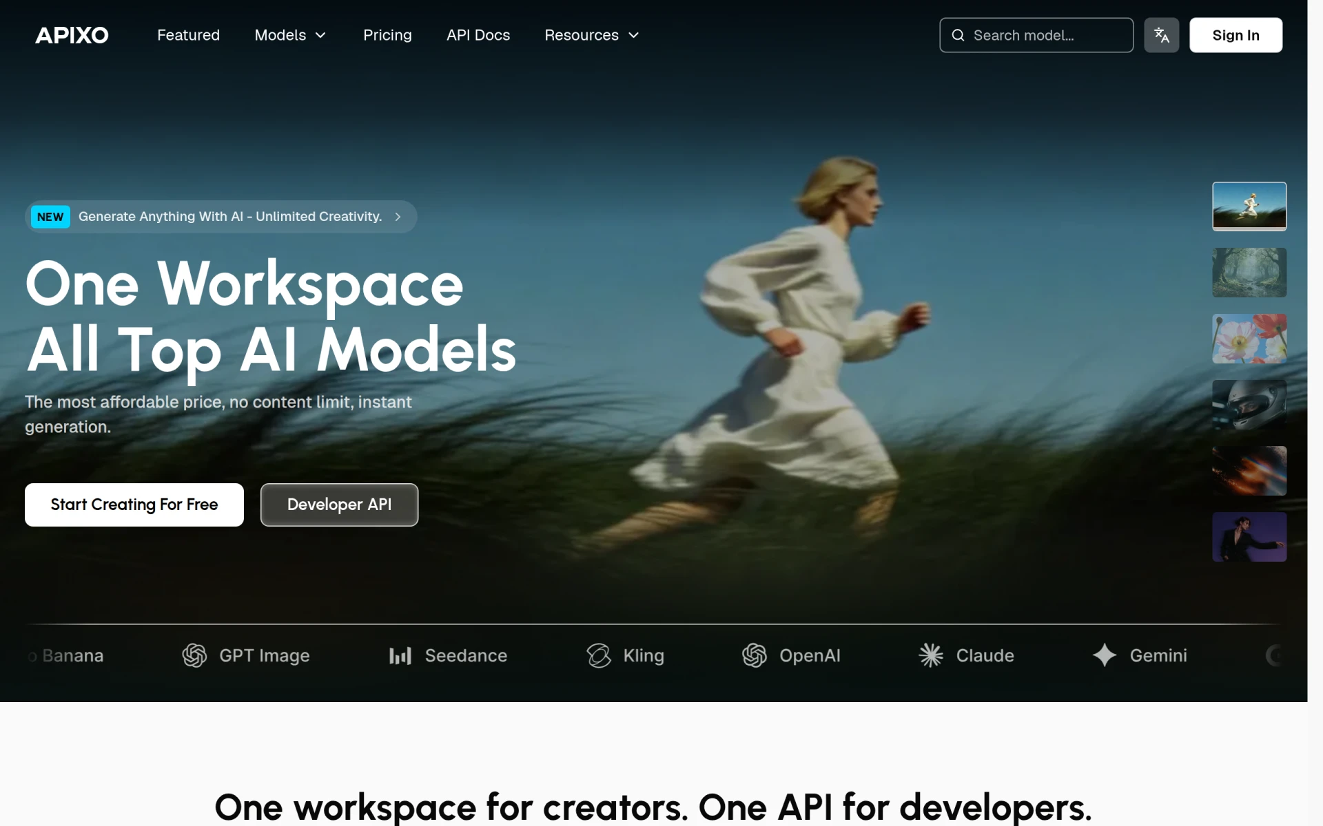 APIXO - AI api platform screenshot
