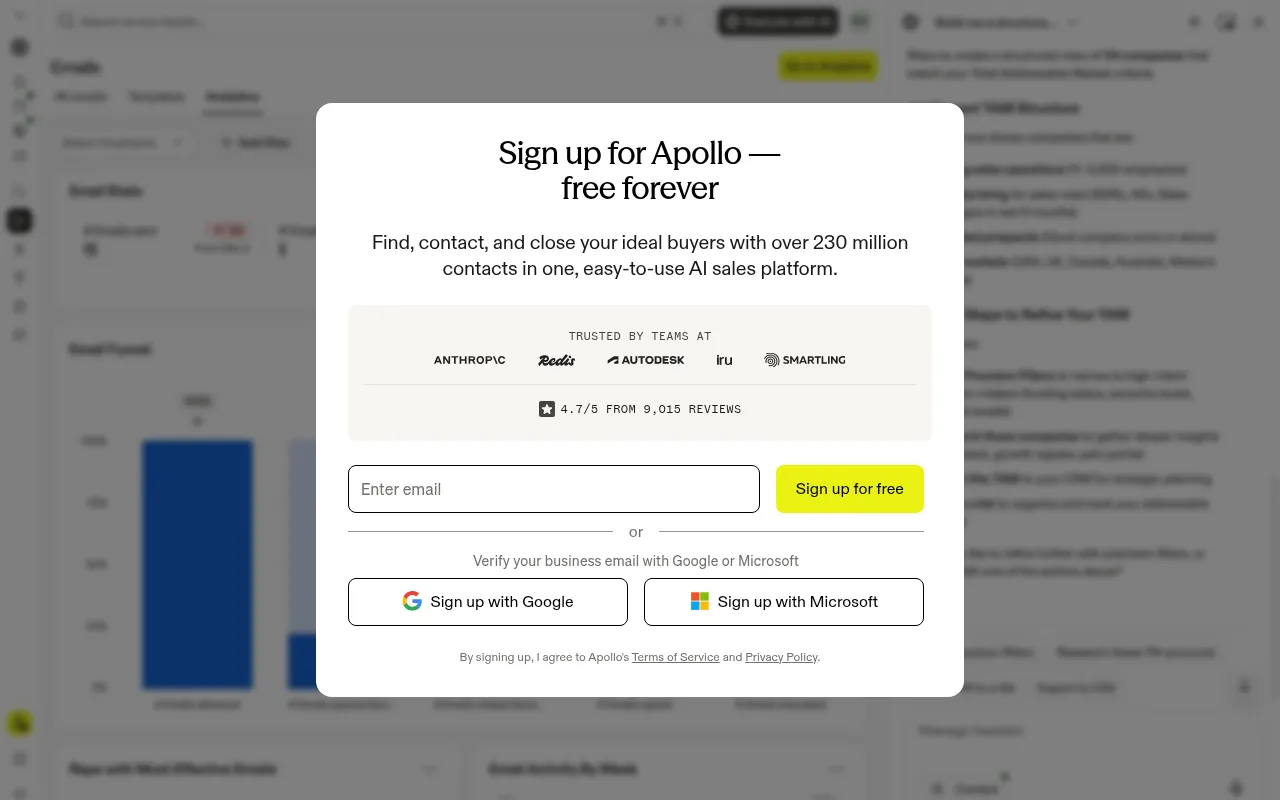 Apollo screenshot
