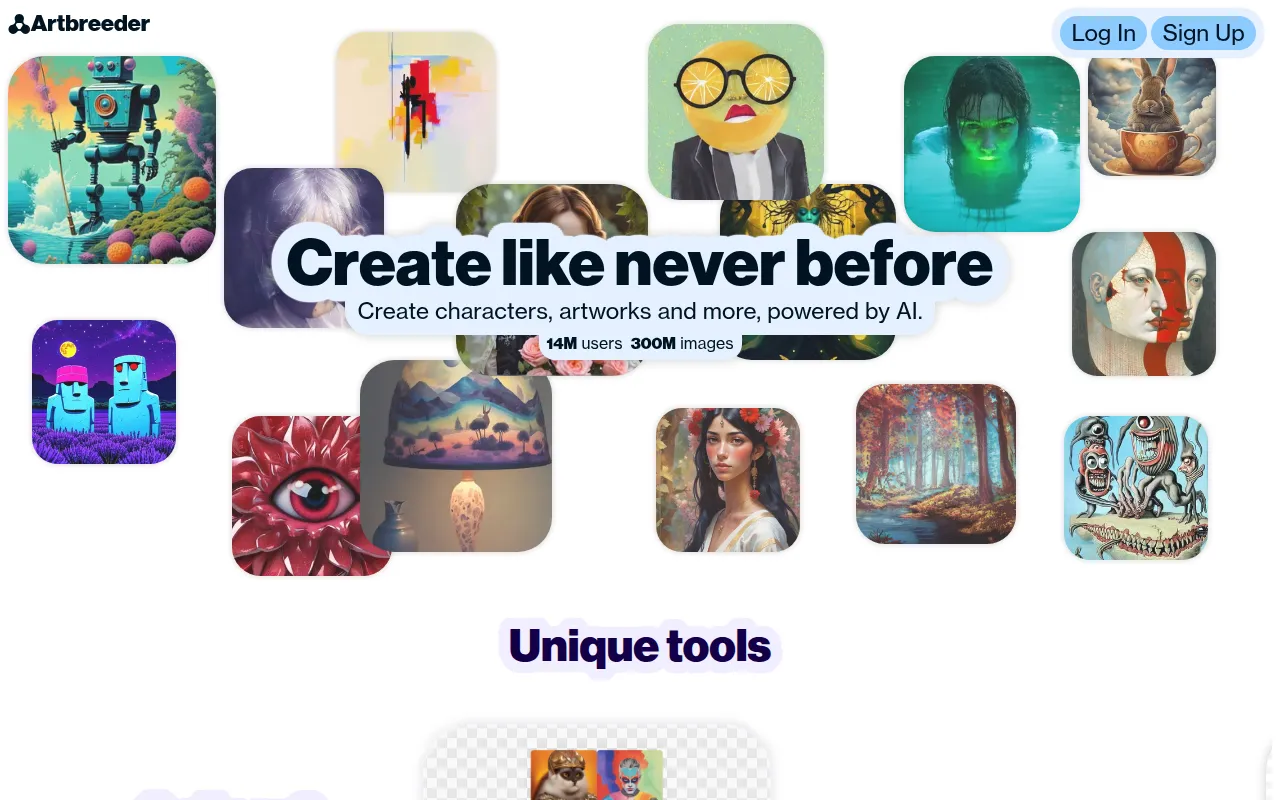 Artbreeder screenshot