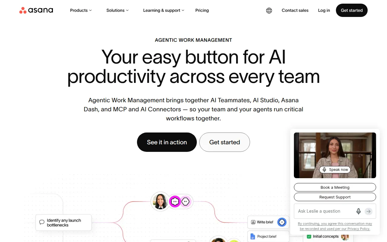 Asana screenshot