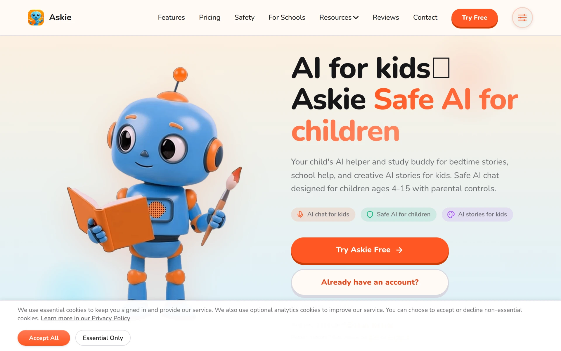 Askie AI for kids screenshot