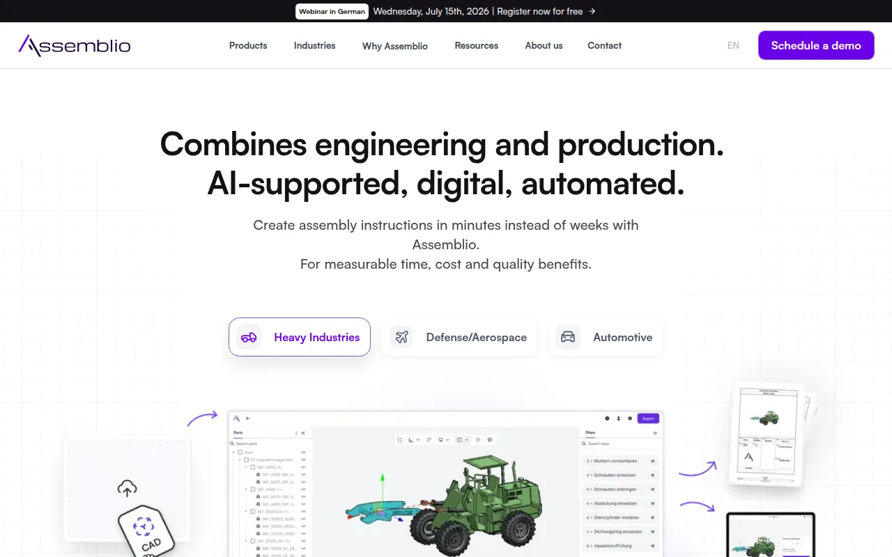 Assemblio screenshot
