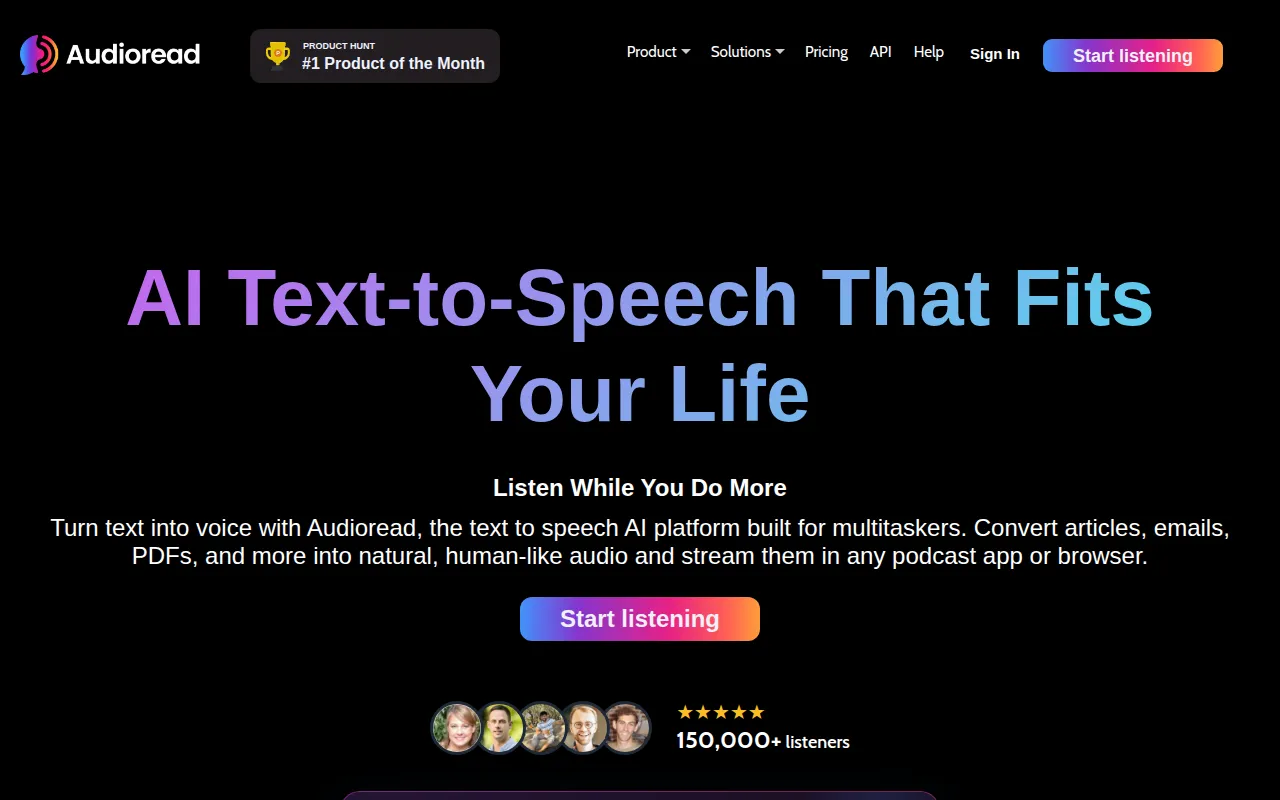 Audioread screenshot