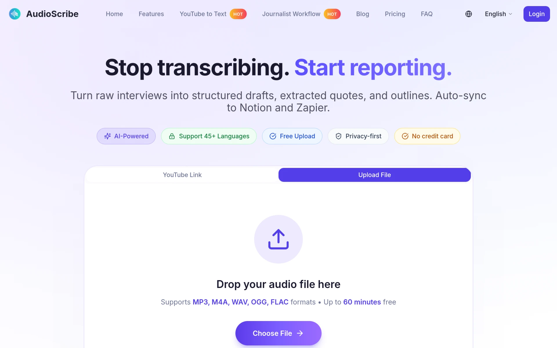 AudioScribe feature image
