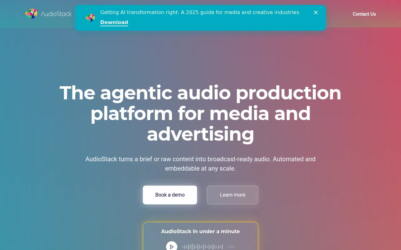 AudioStack screenshot