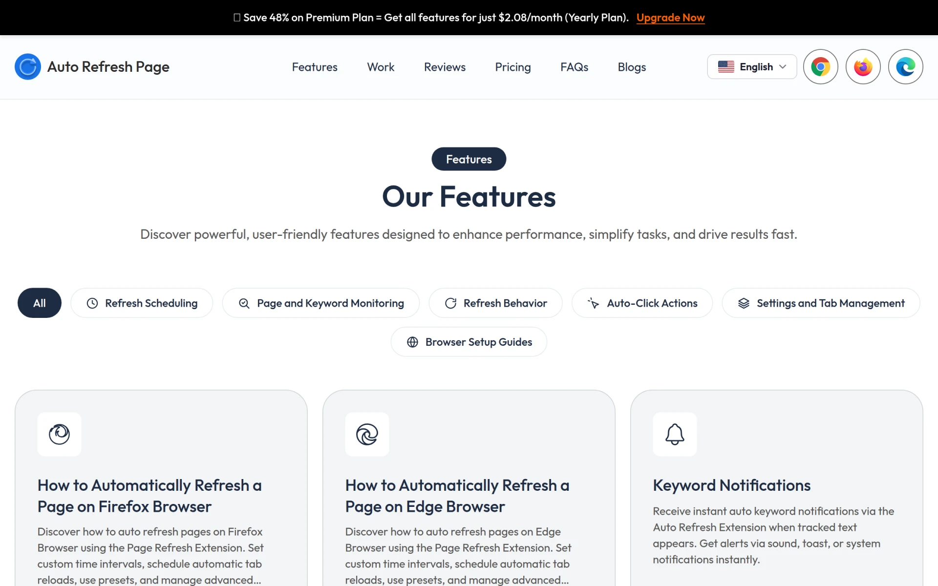 Auto Refresh Page screenshot