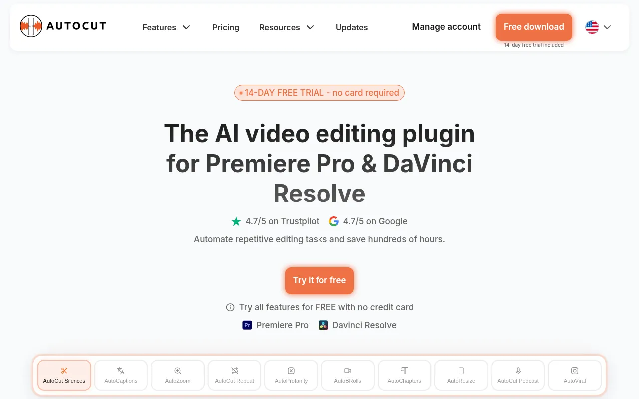 AutoCut screenshot