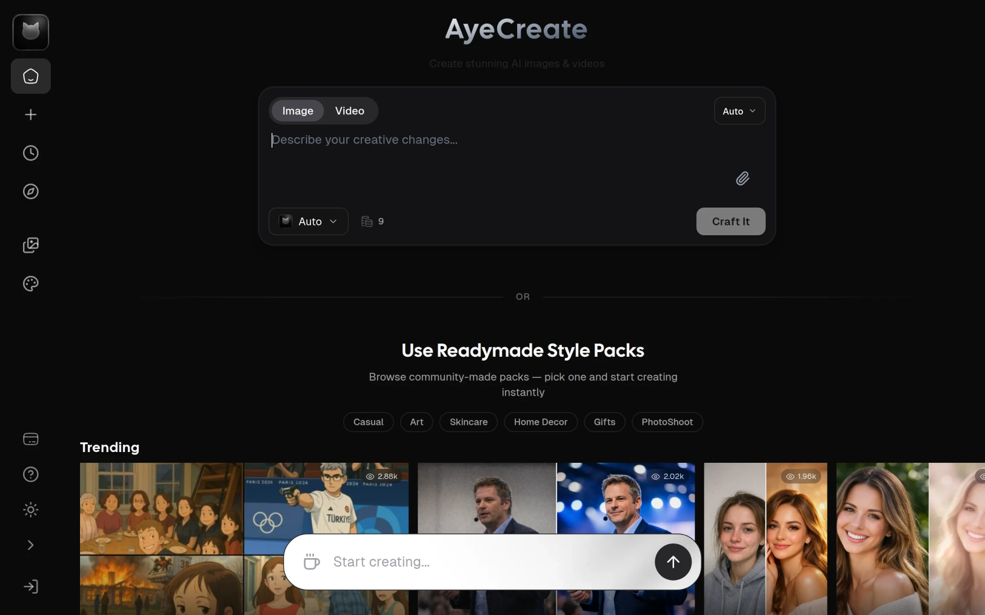 AyeCreate feature image